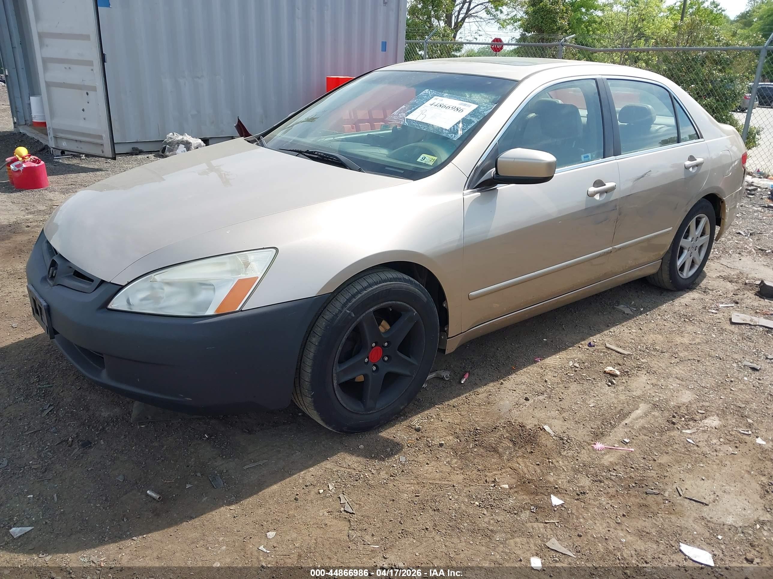 2004 Honda Accord 3.0 Ex Champagne vin: 1HGCM66554A101026