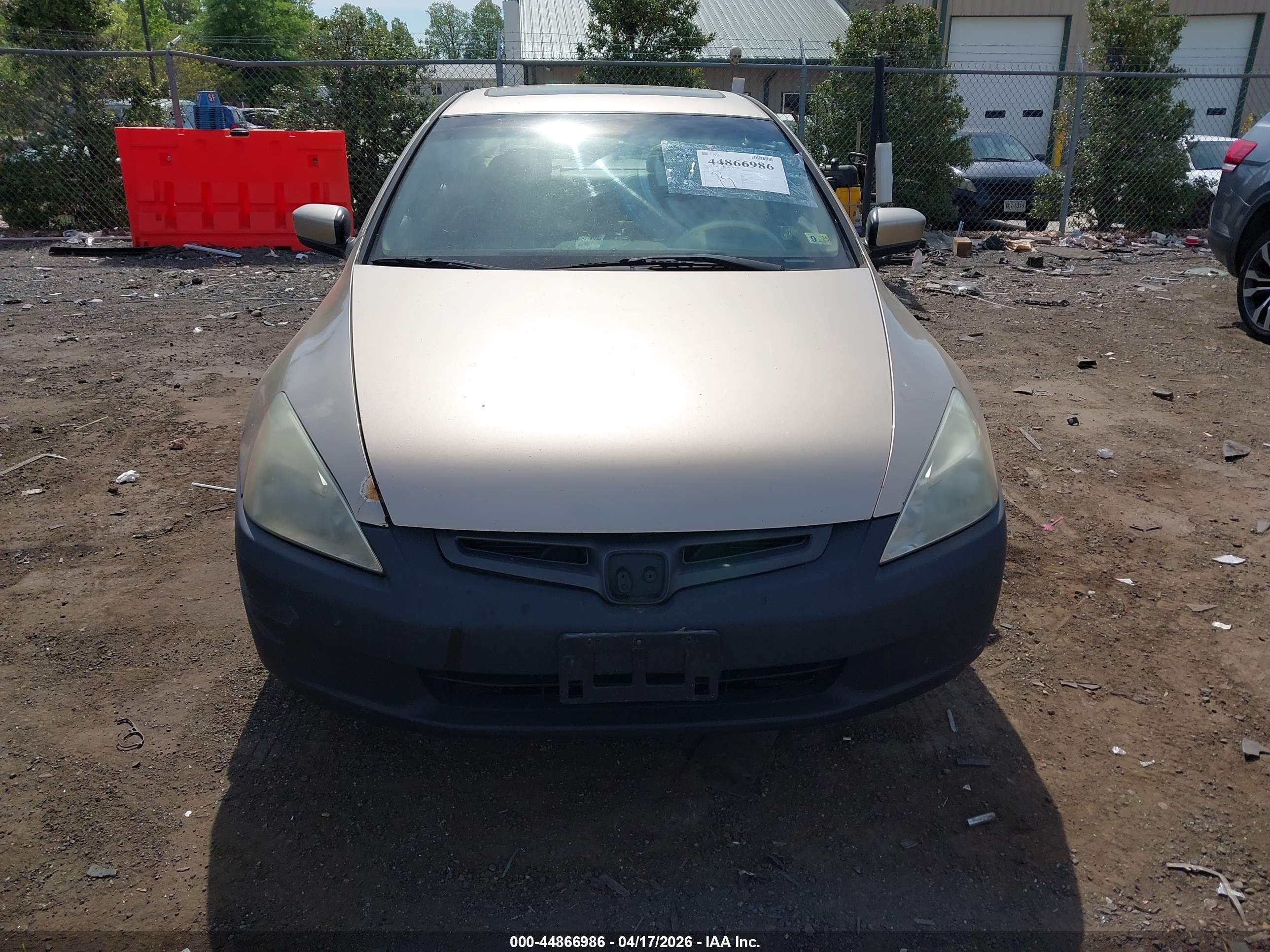 2004 Honda Accord 3.0 Ex Champagne vin: 1HGCM66554A101026