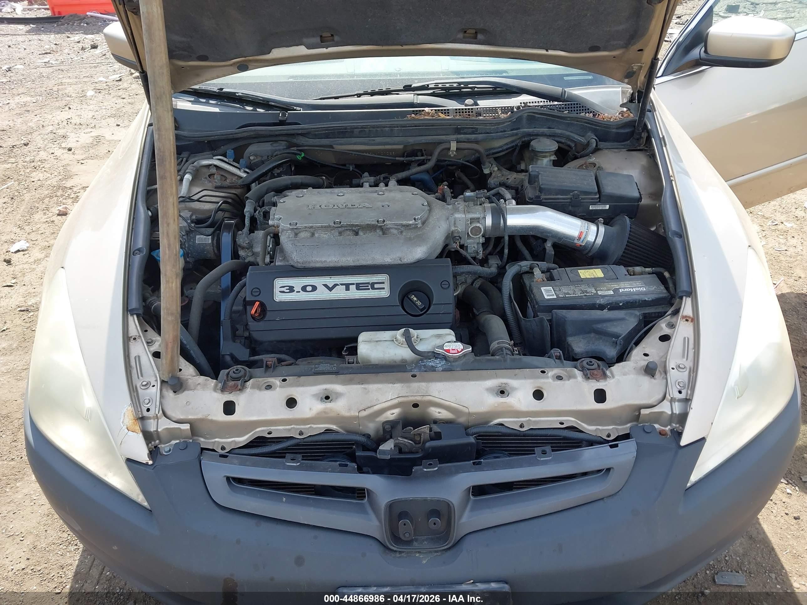 2004 Honda Accord 3.0 Ex Champagne vin: 1HGCM66554A101026