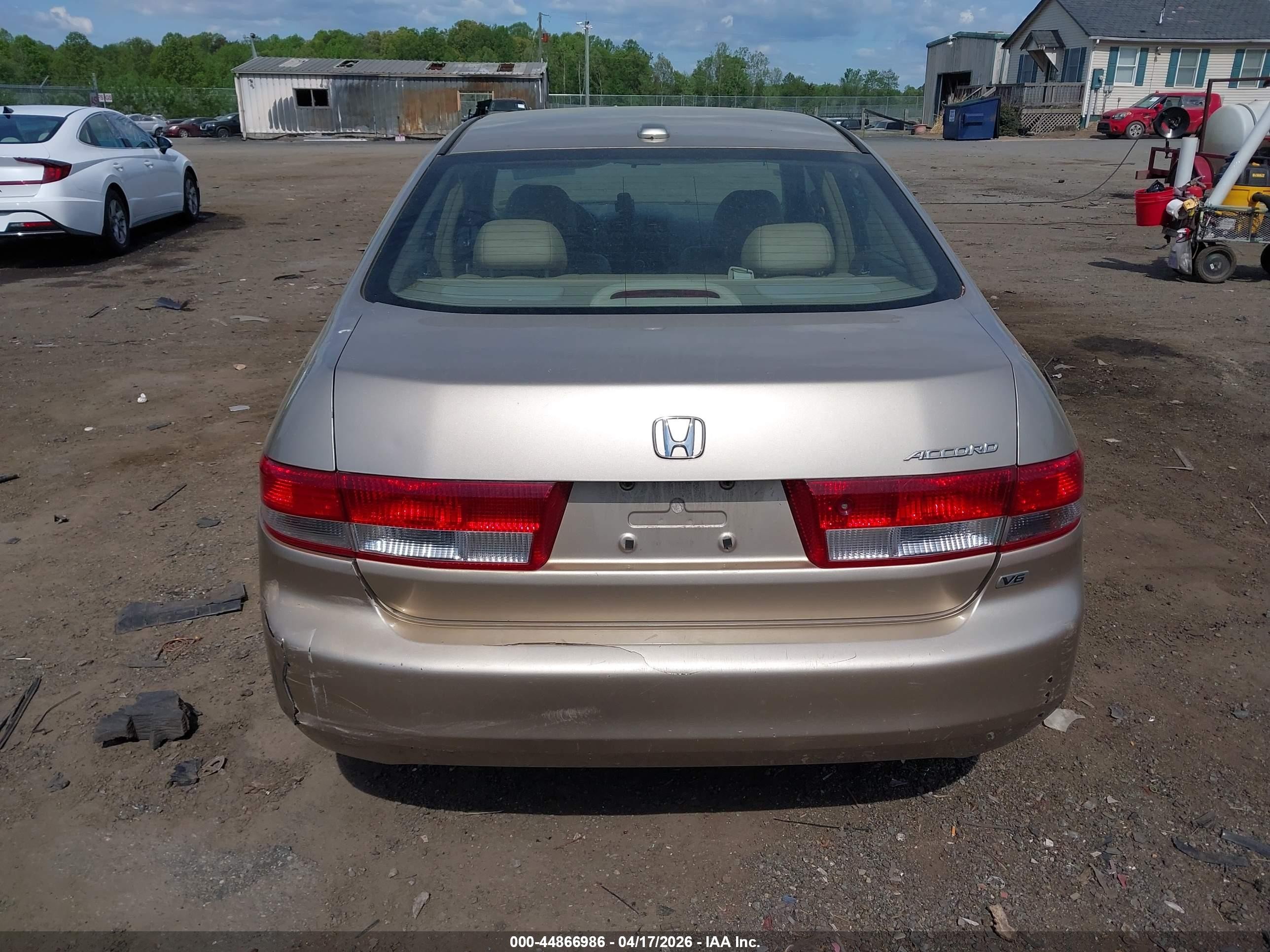 2004 Honda Accord 3.0 Ex Champagne vin: 1HGCM66554A101026