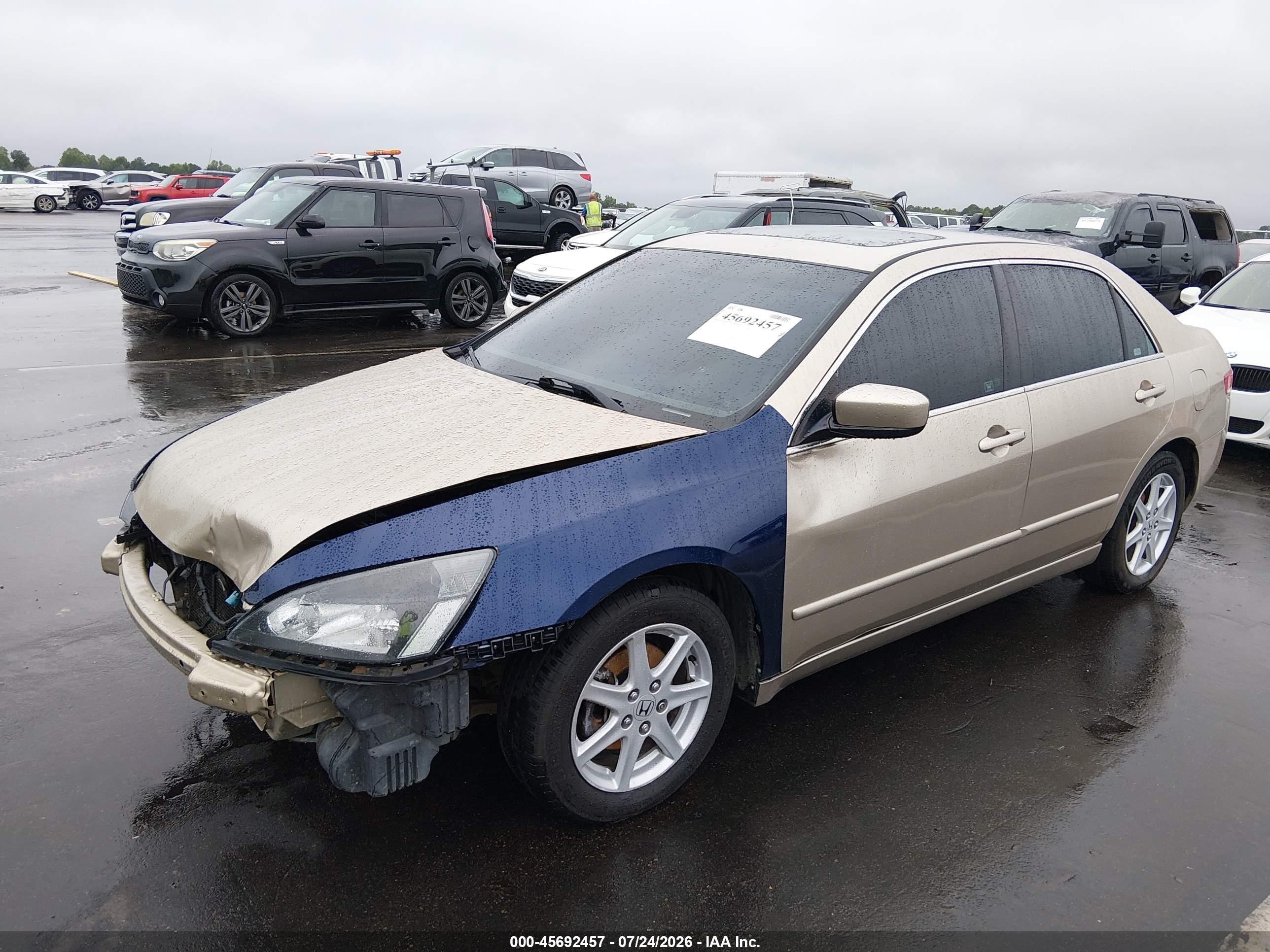 2004 Honda Accord 3.0 Ex Tan vin: 1HGCM66554A103620