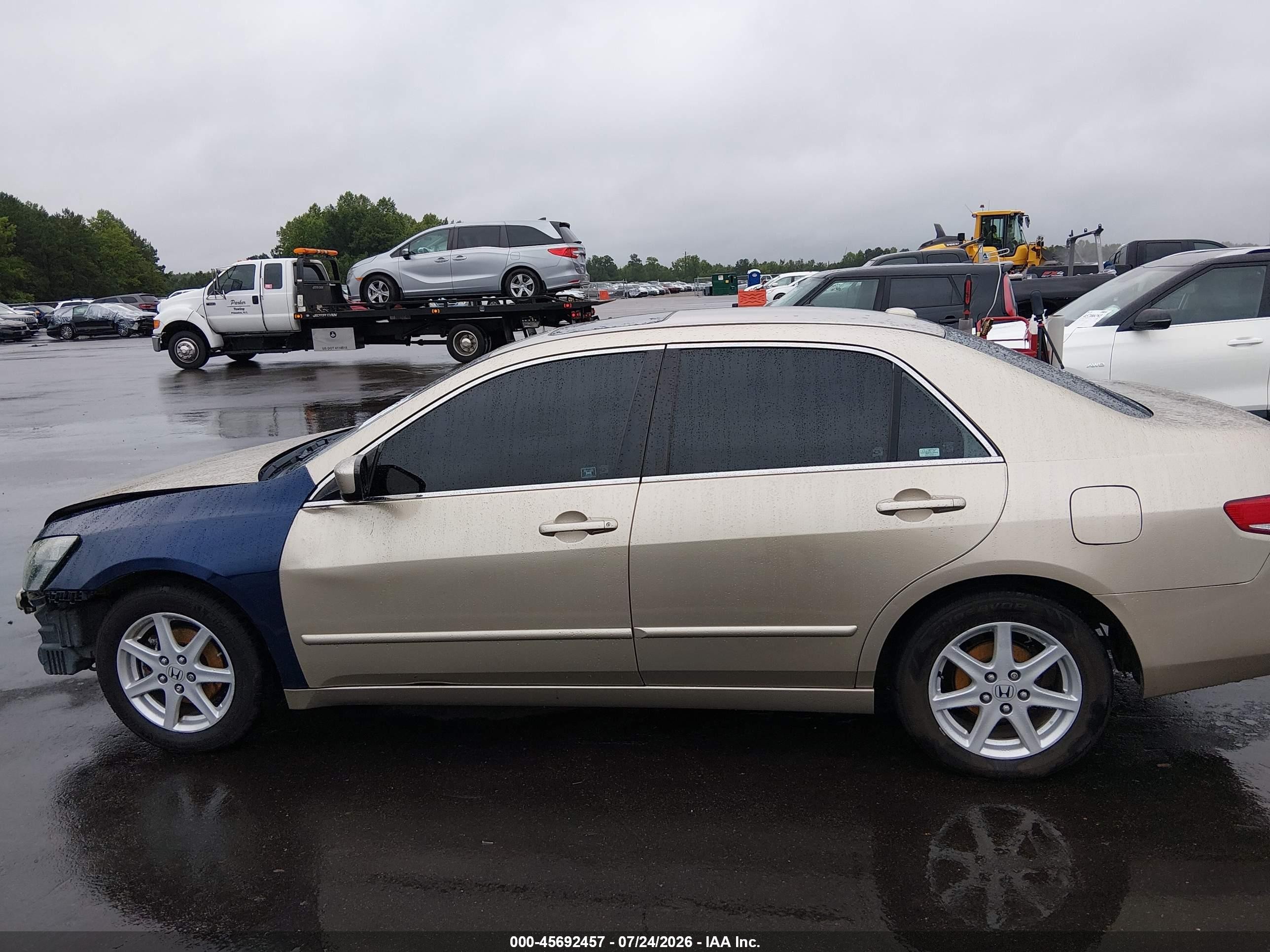 2004 Honda Accord 3.0 Ex Tan vin: 1HGCM66554A103620