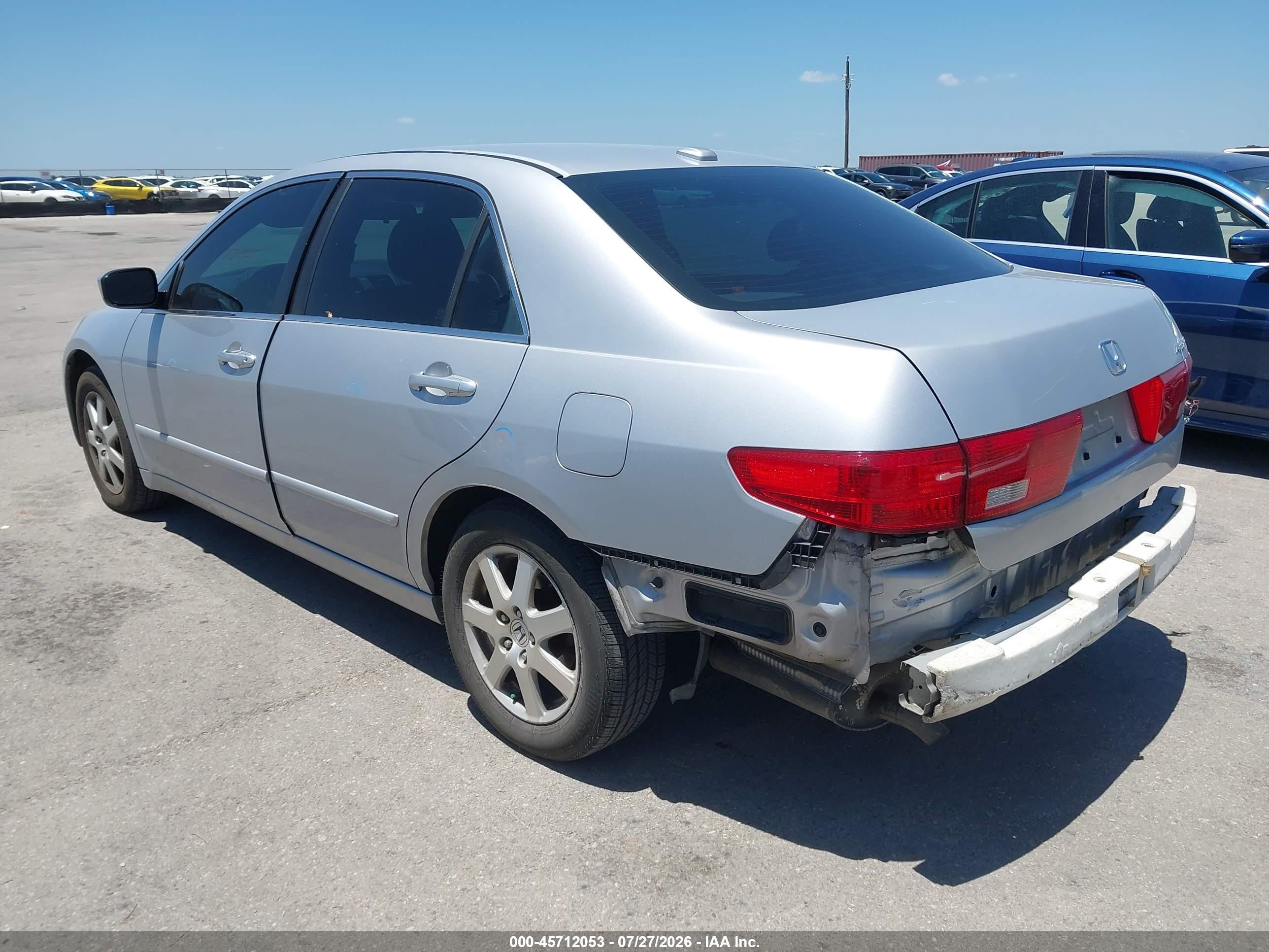 2005 Honda Accord 3.0 Ex Silver vin: 1HGCM66555A040116