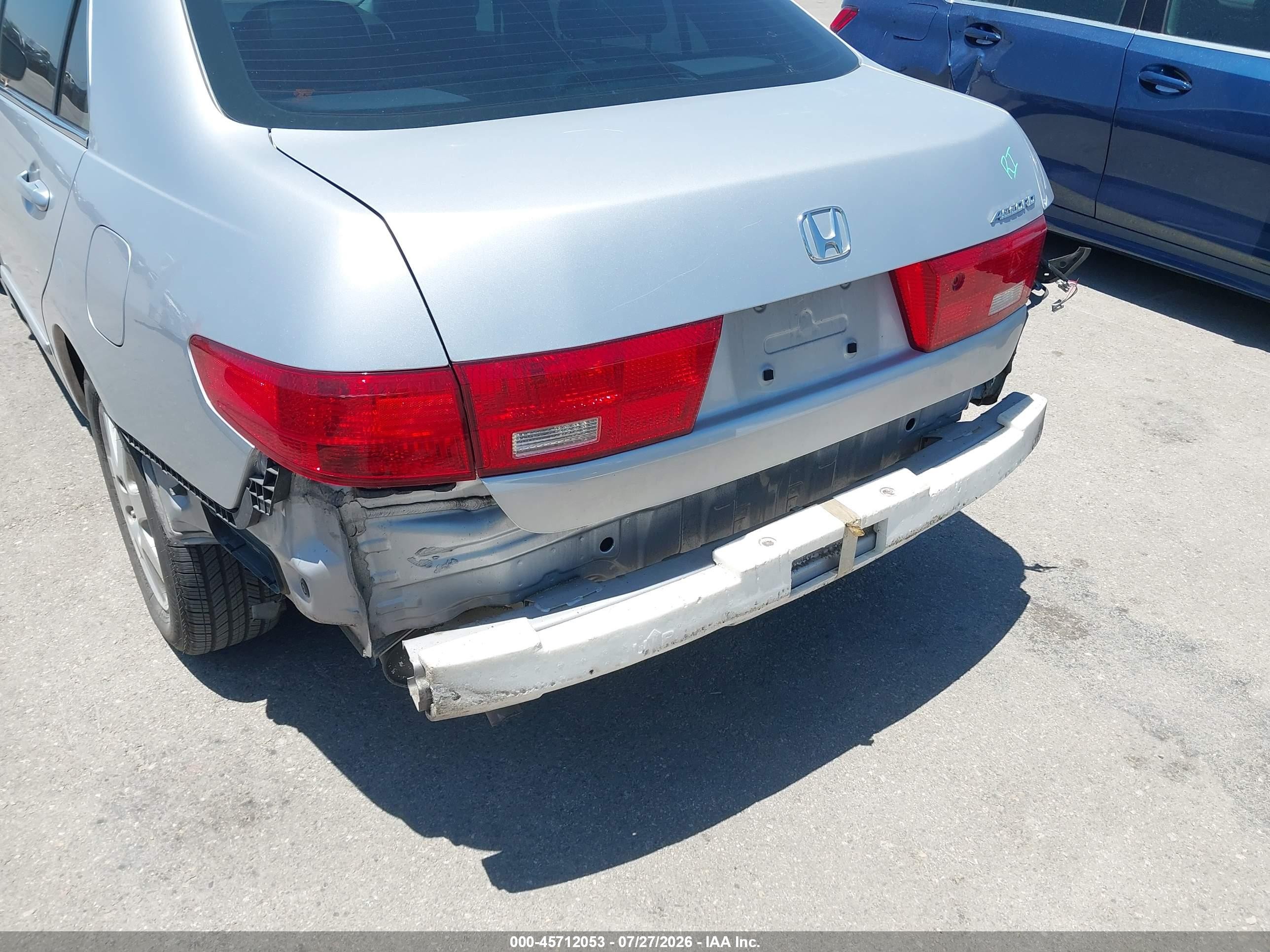 2005 Honda Accord 3.0 Ex Silver vin: 1HGCM66555A040116