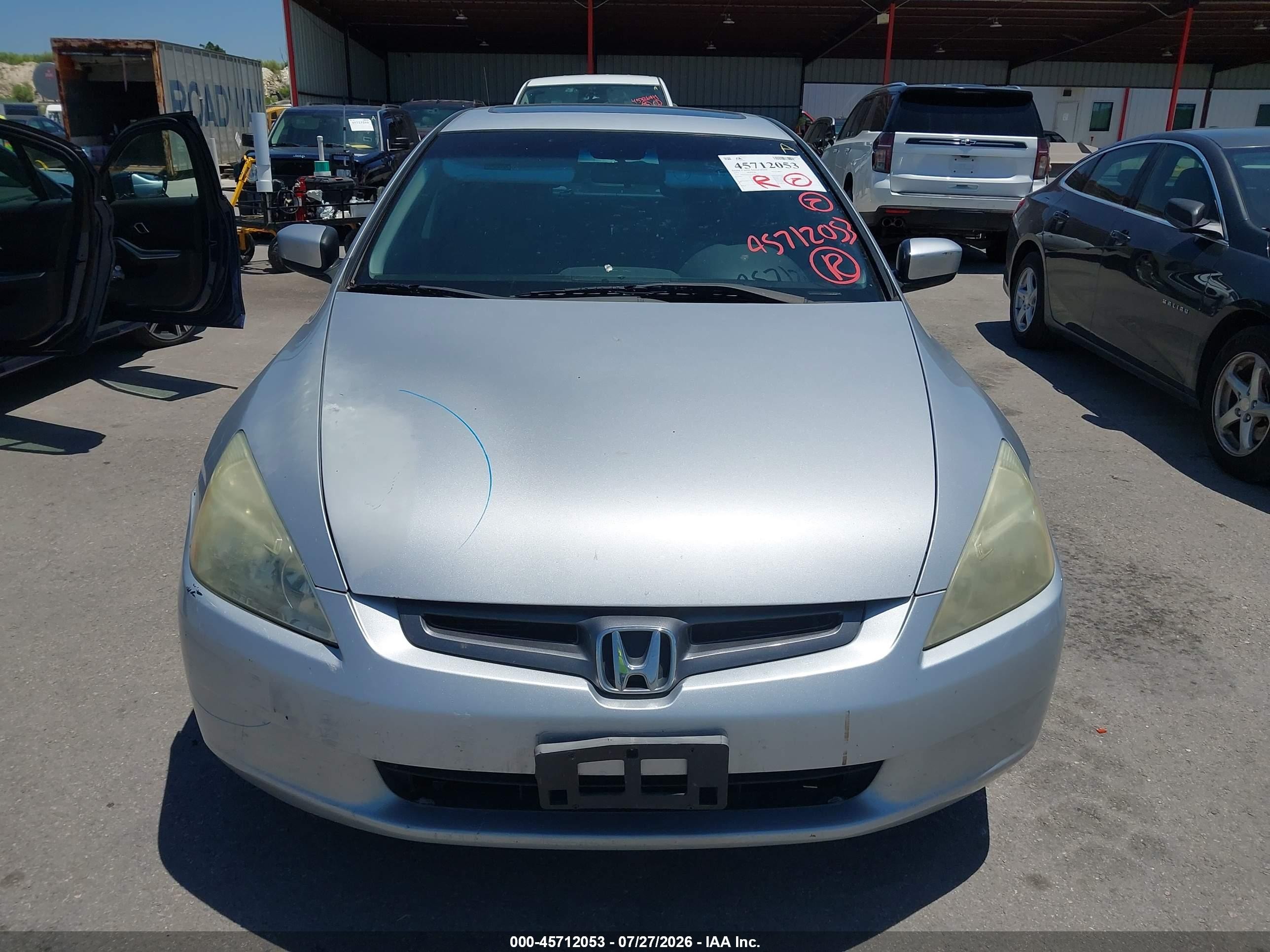 2005 Honda Accord 3.0 Ex Silver vin: 1HGCM66555A040116