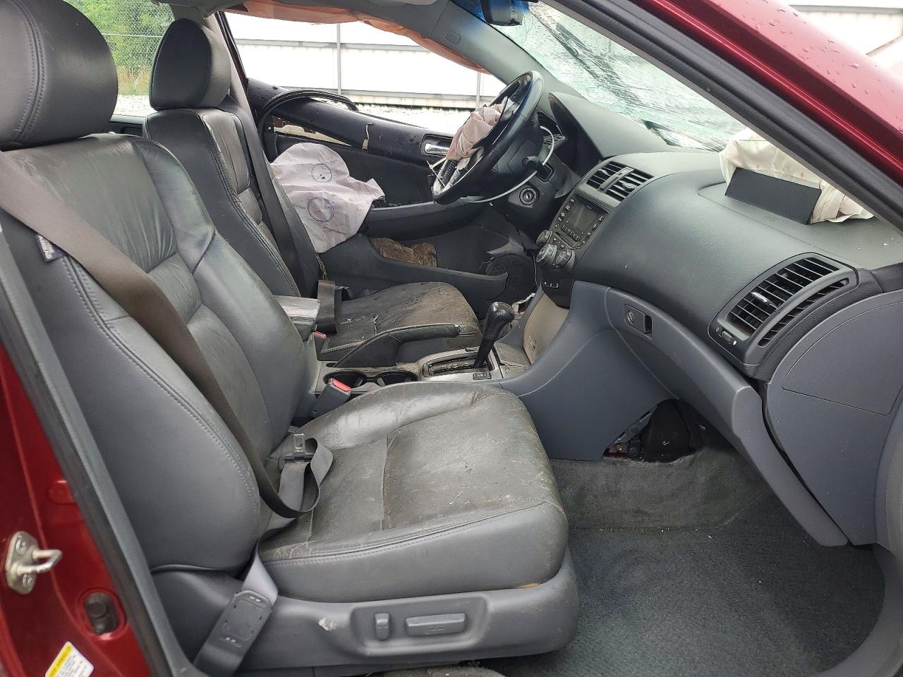 2005 Honda Accord Ex Maroon vin: 1HGCM66555A053156
