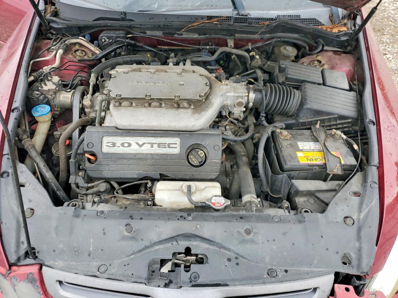 2005 Honda Accord Ex Maroon vin: 1HGCM66555A053156