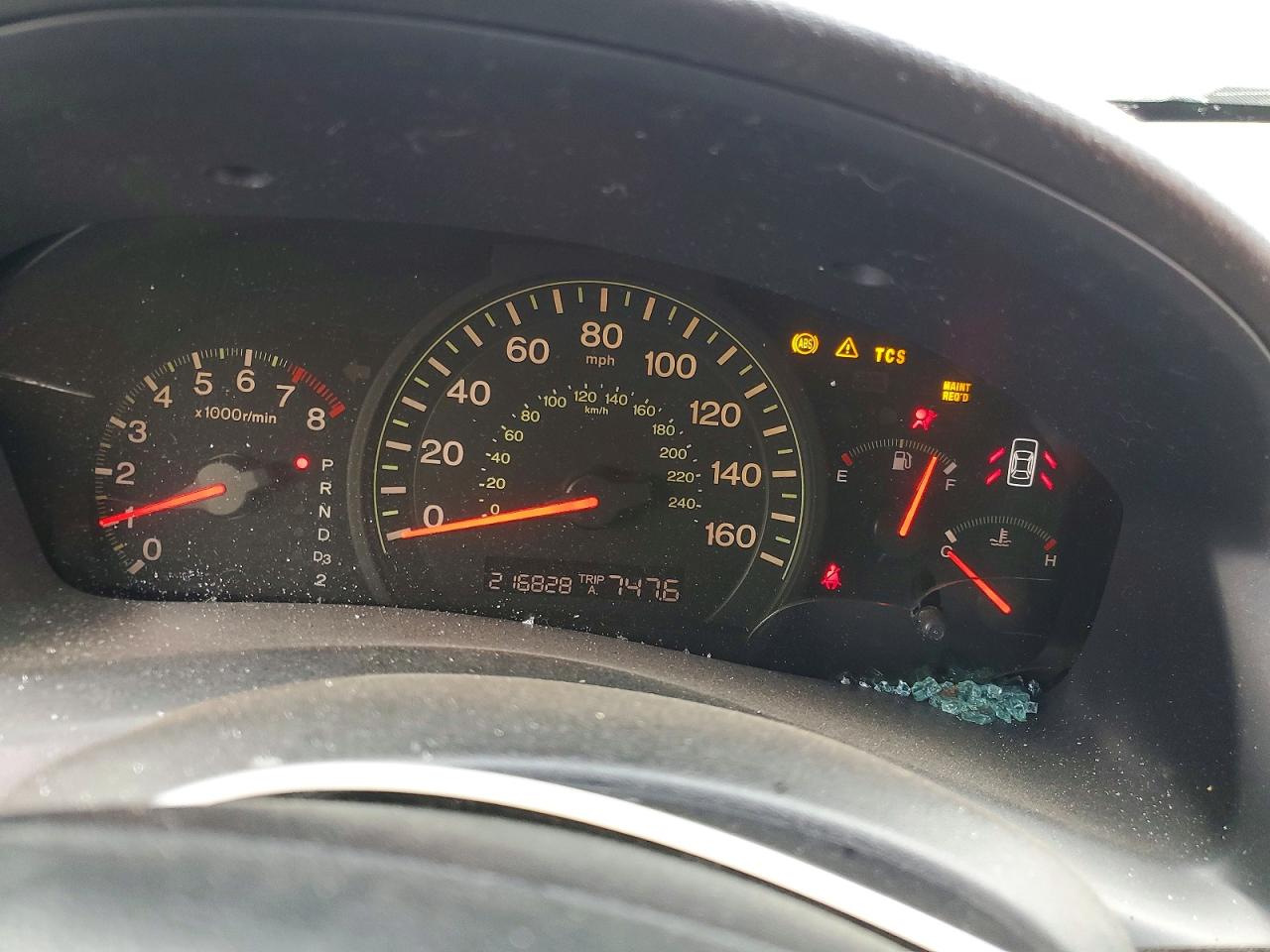 2005 Honda Accord Ex Maroon vin: 1HGCM66555A053156