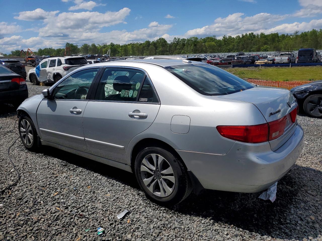 2005 Honda Accord Ex Серебряный vin: 1HGCM66555A076906