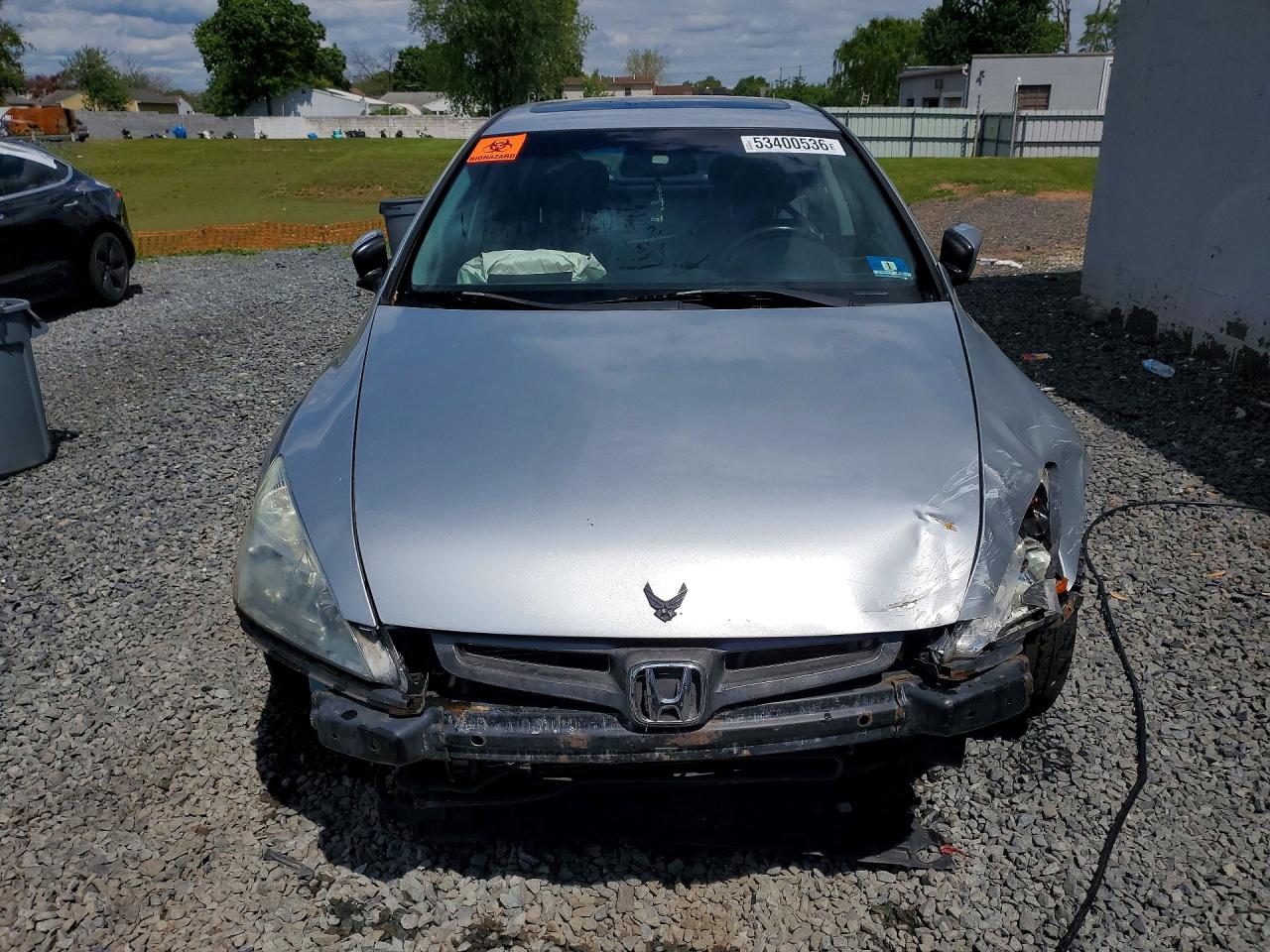 2005 Honda Accord Ex Серебряный vin: 1HGCM66555A076906