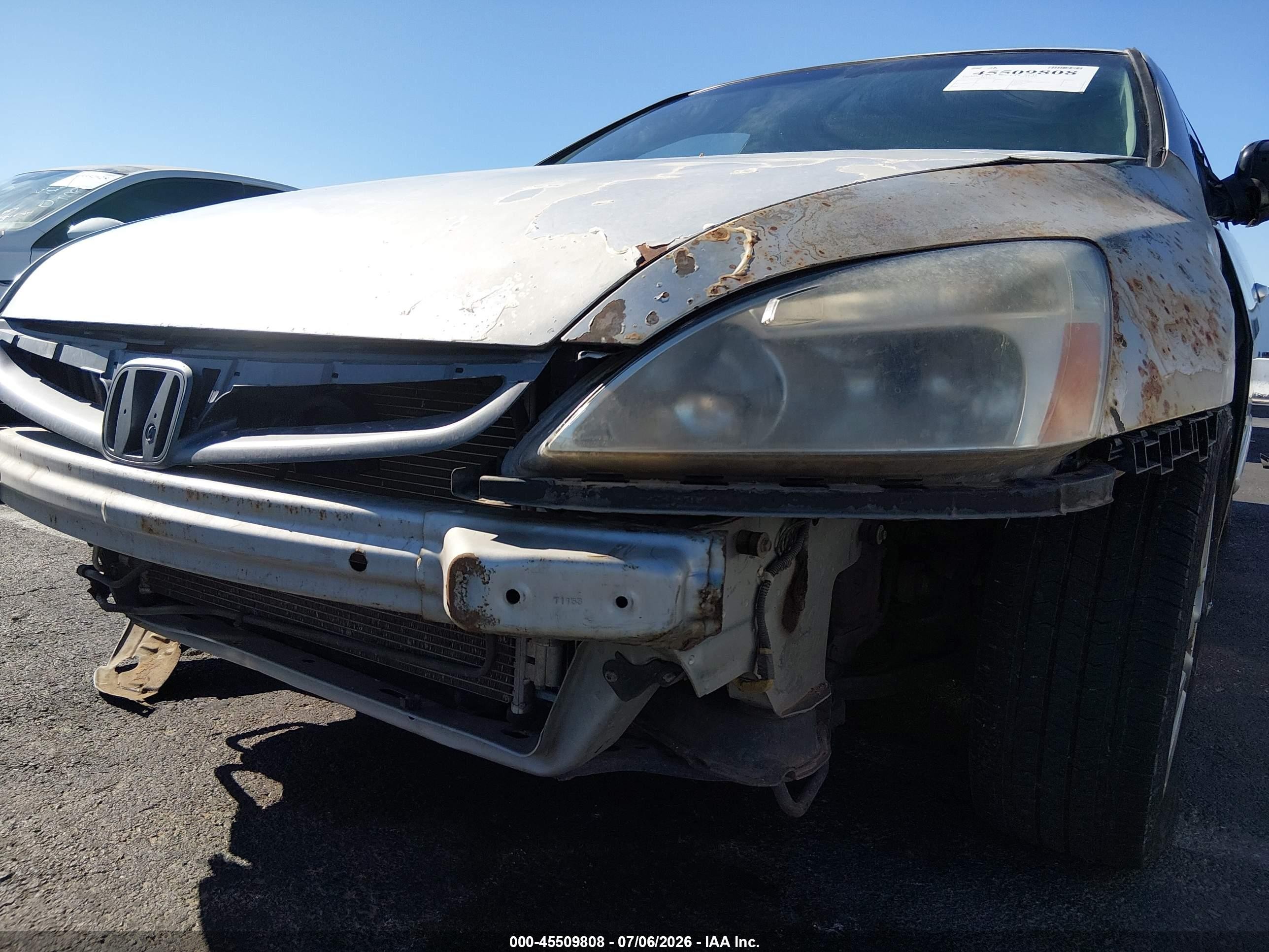 2006 Honda Accord 3.0 Ex Silver vin: 1HGCM66556A006291
