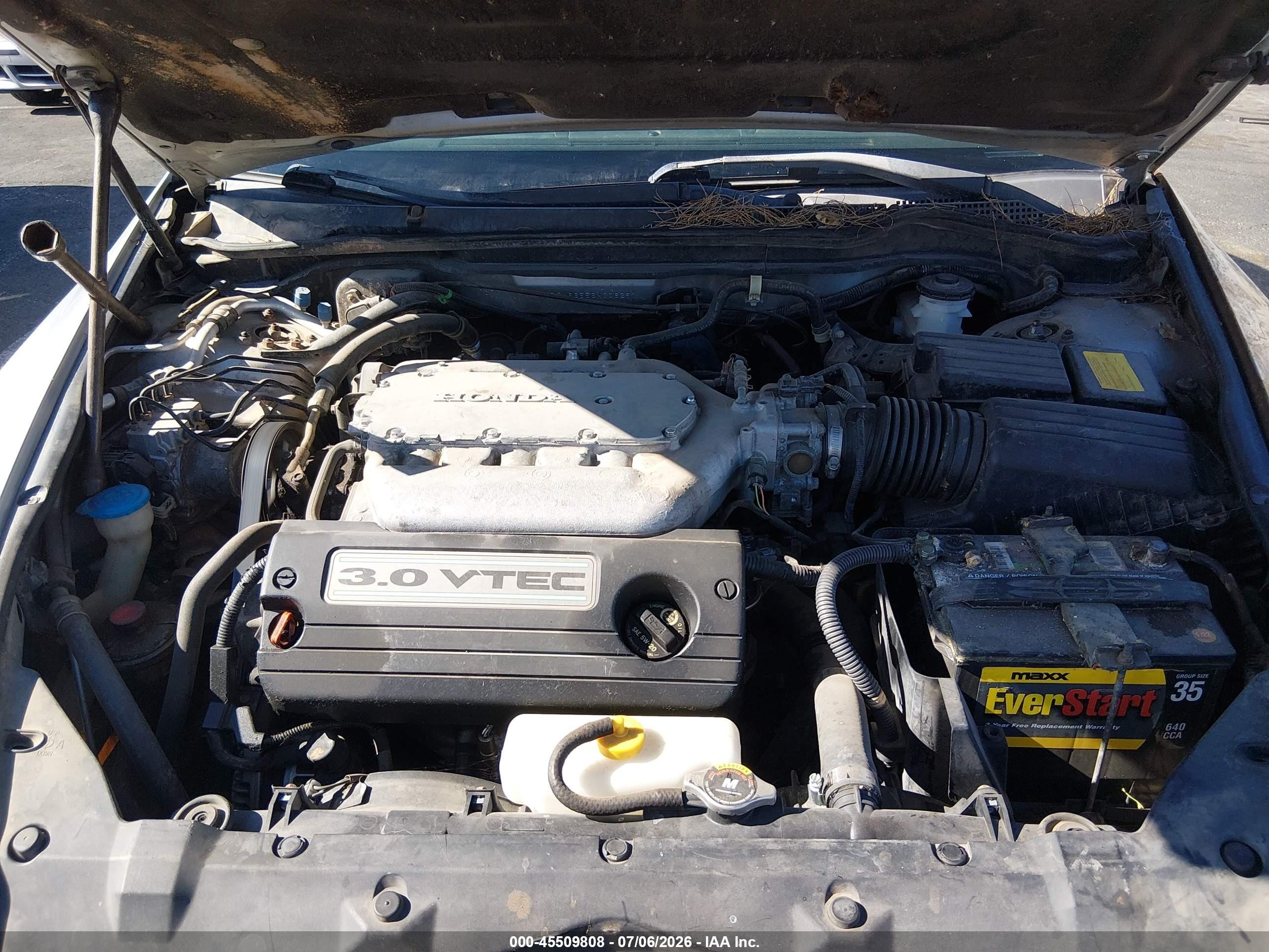 2006 Honda Accord 3.0 Ex Silver vin: 1HGCM66556A006291