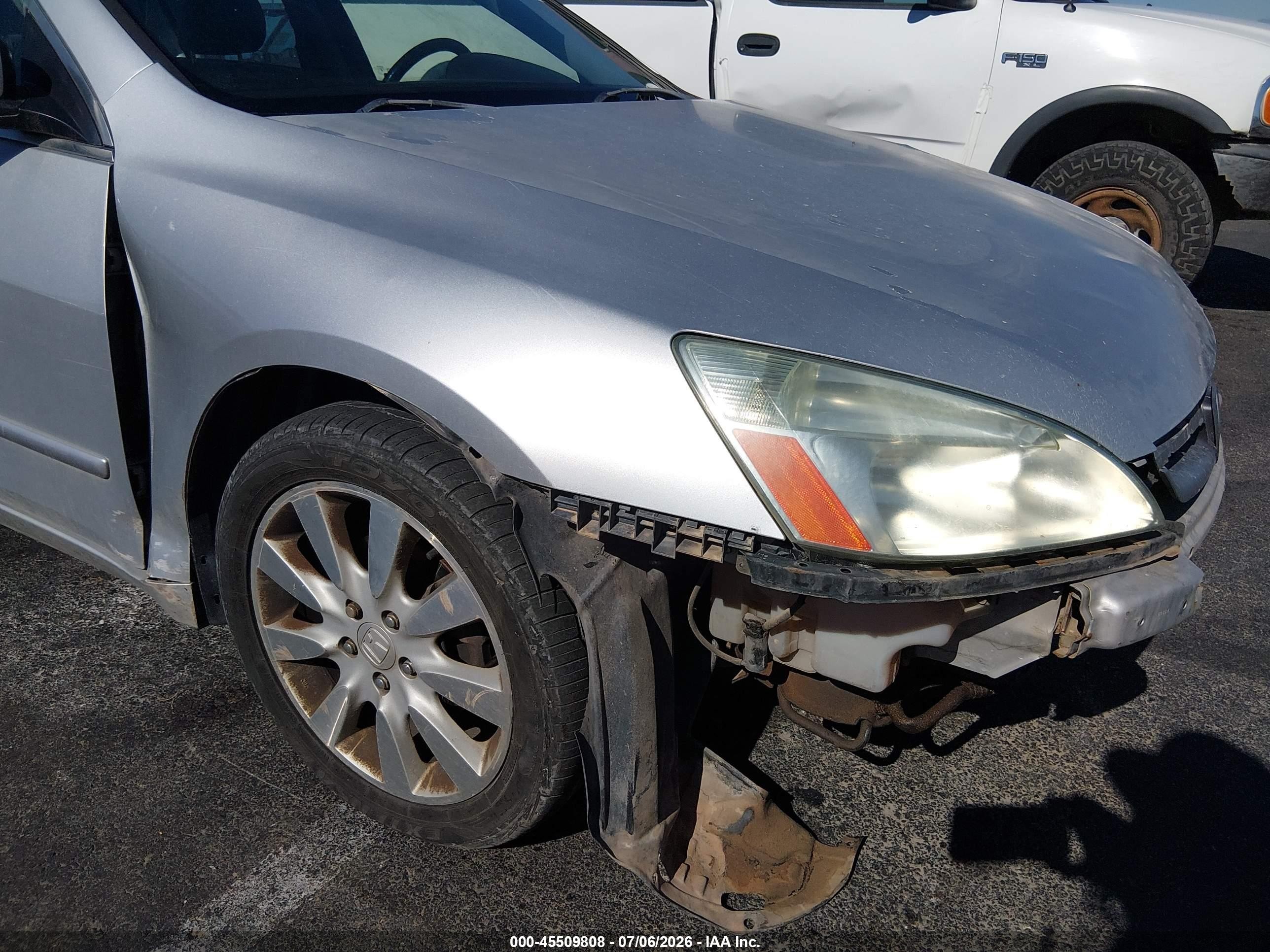 2006 Honda Accord 3.0 Ex Silver vin: 1HGCM66556A006291