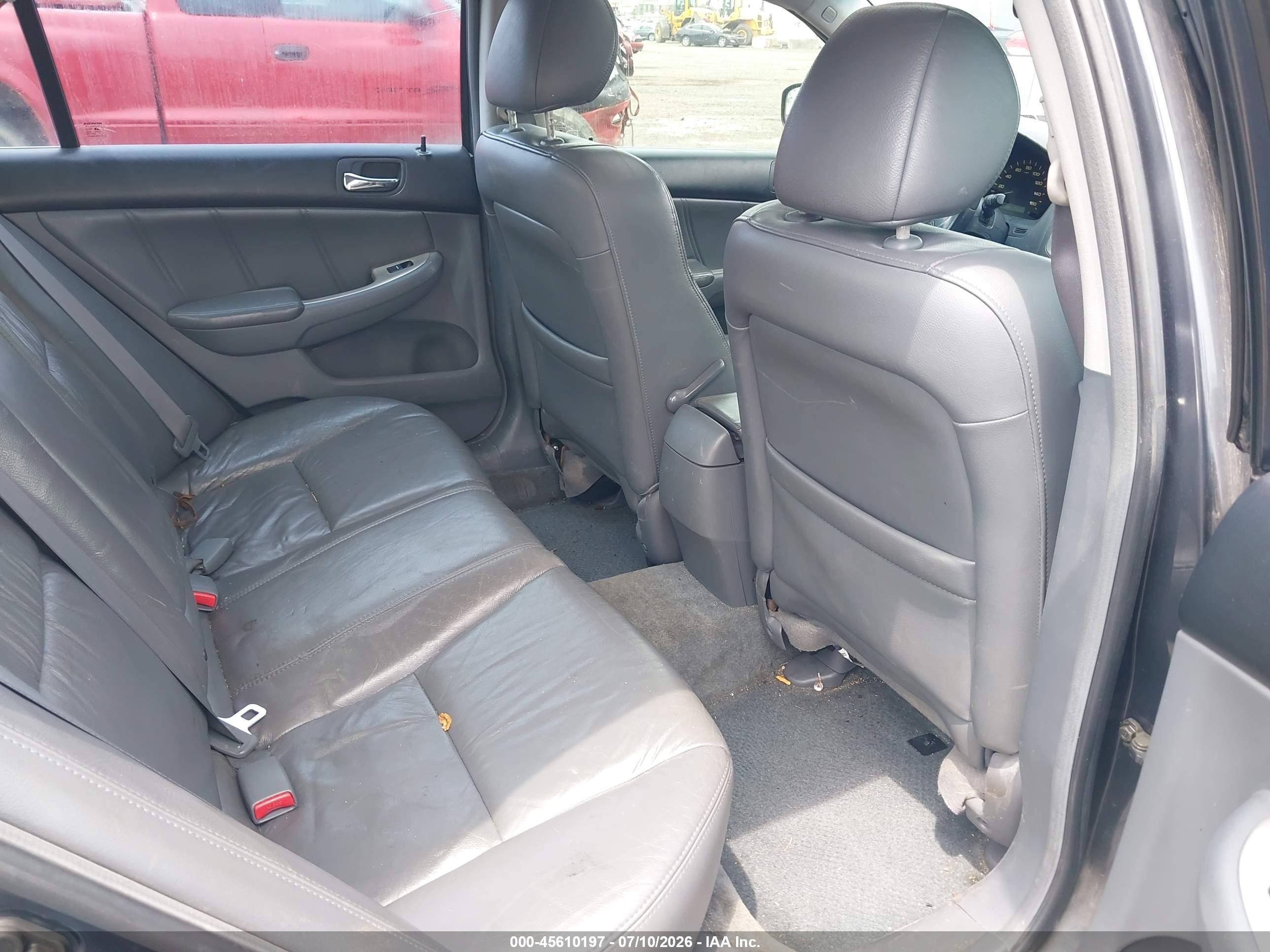 2006 Honda Accord 3.0 Ex Gray vin: 1HGCM66556A007330