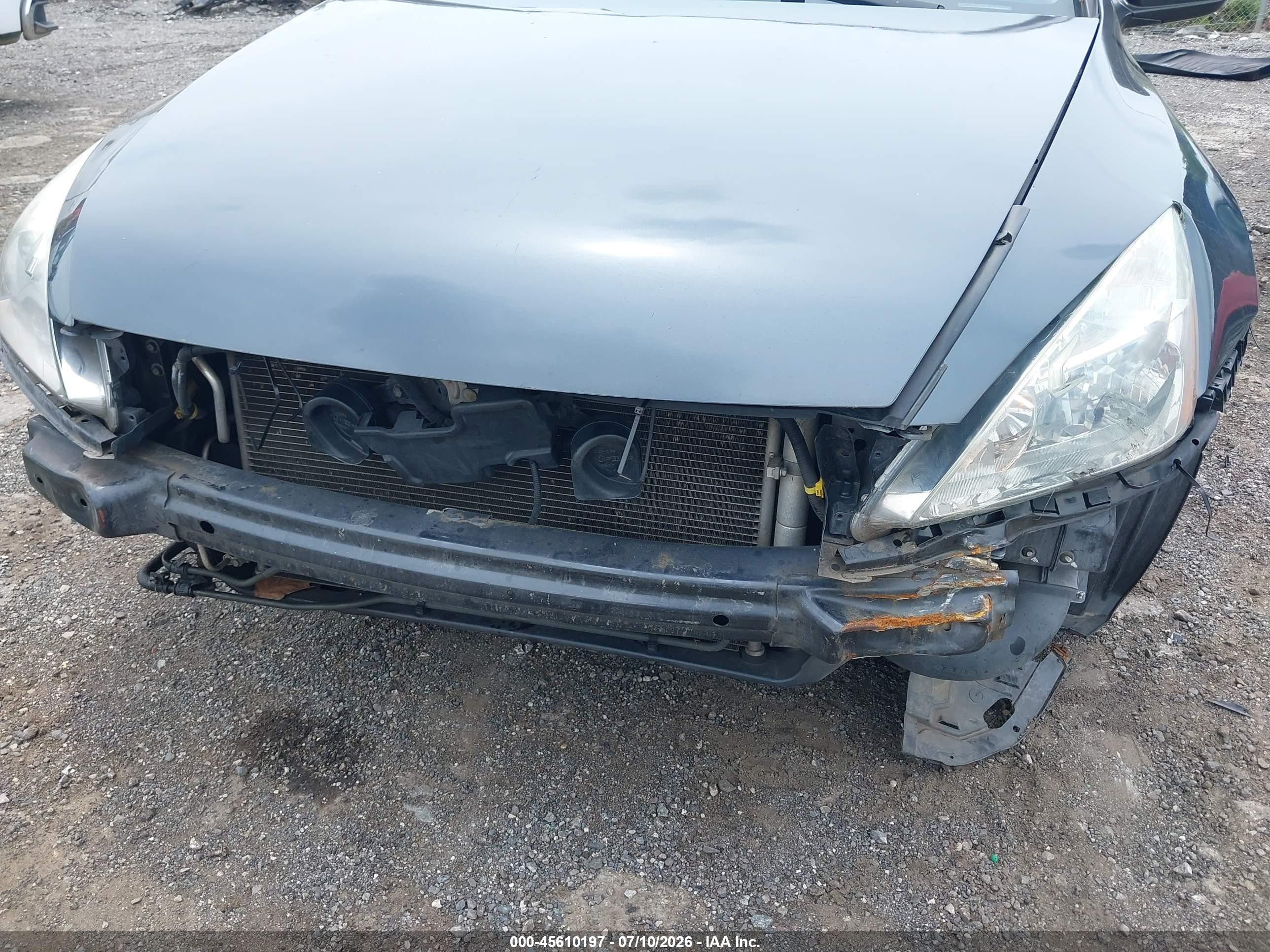 2006 Honda Accord 3.0 Ex Gray vin: 1HGCM66556A007330