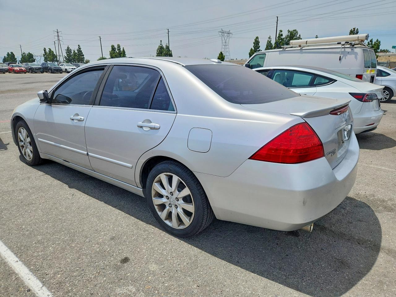 2006 Honda Accord Ex Silver vin: 1HGCM66556A022202