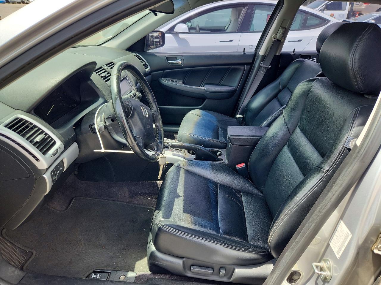 2006 Honda Accord Ex Silver vin: 1HGCM66556A022202