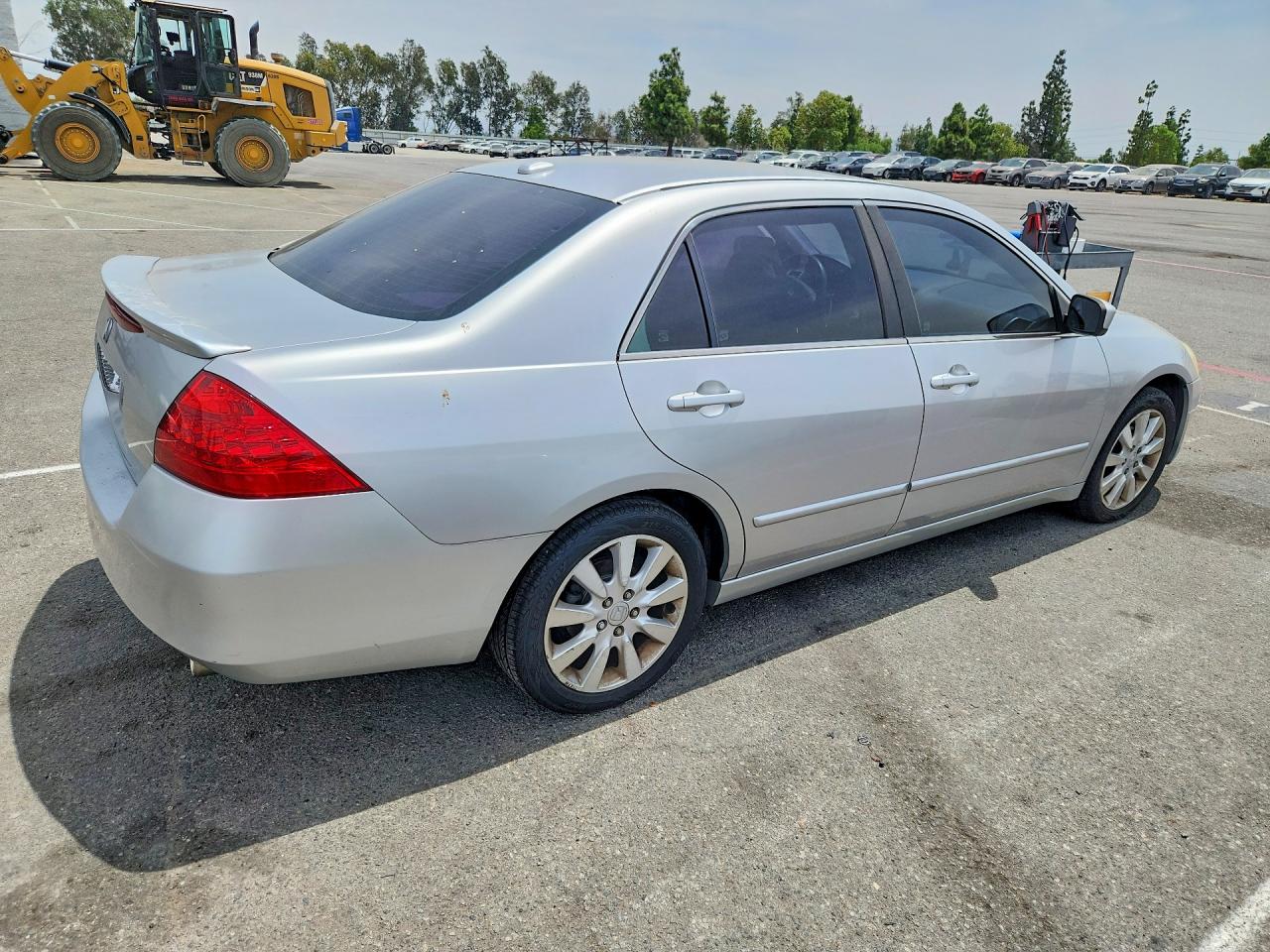 2006 Honda Accord Ex Silver vin: 1HGCM66556A022202