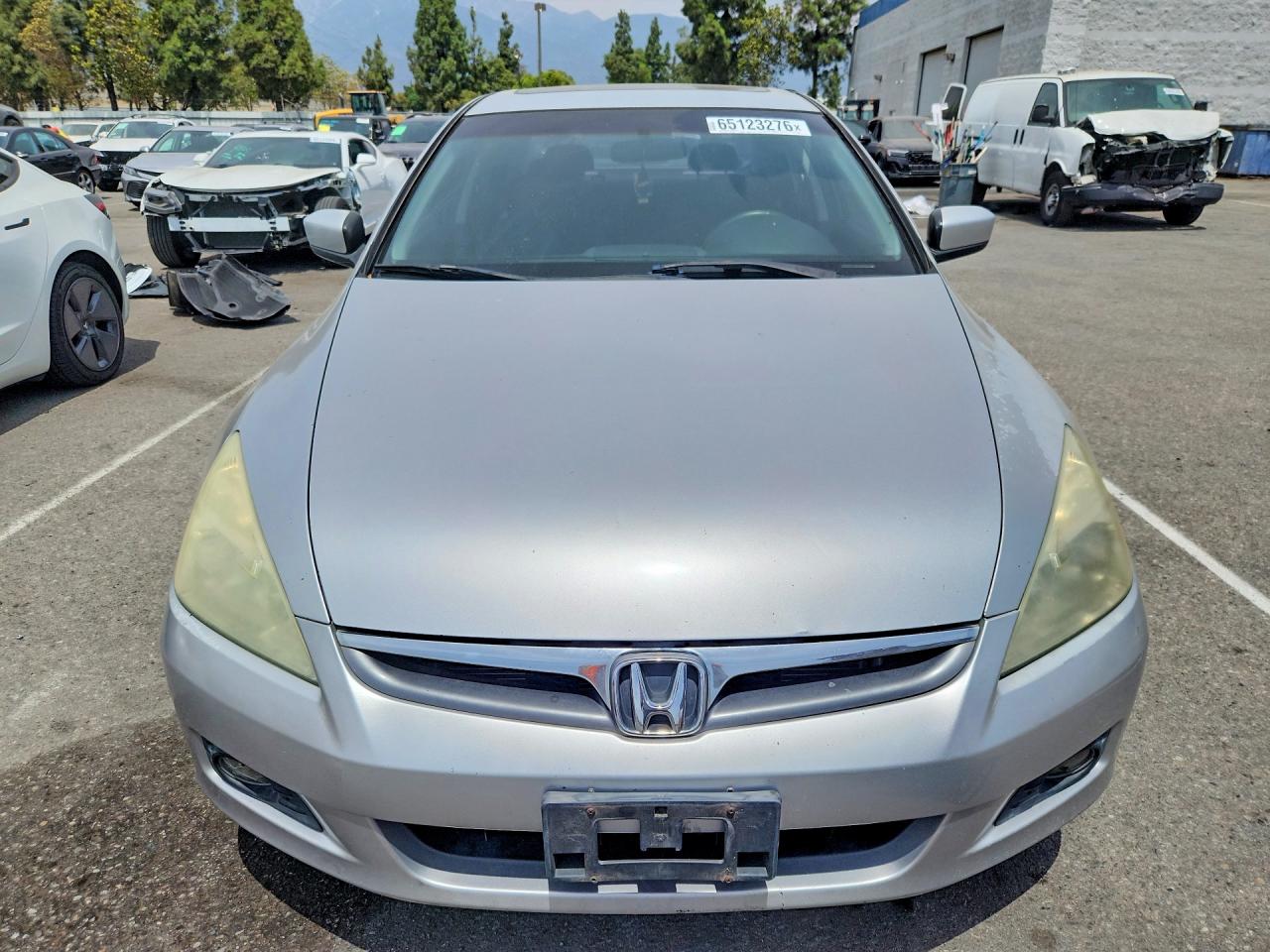 2006 Honda Accord Ex Silver vin: 1HGCM66556A022202