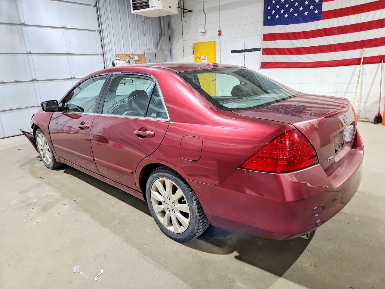 2006 Honda Accord Ex Burgundy vin: 1HGCM66556A025312