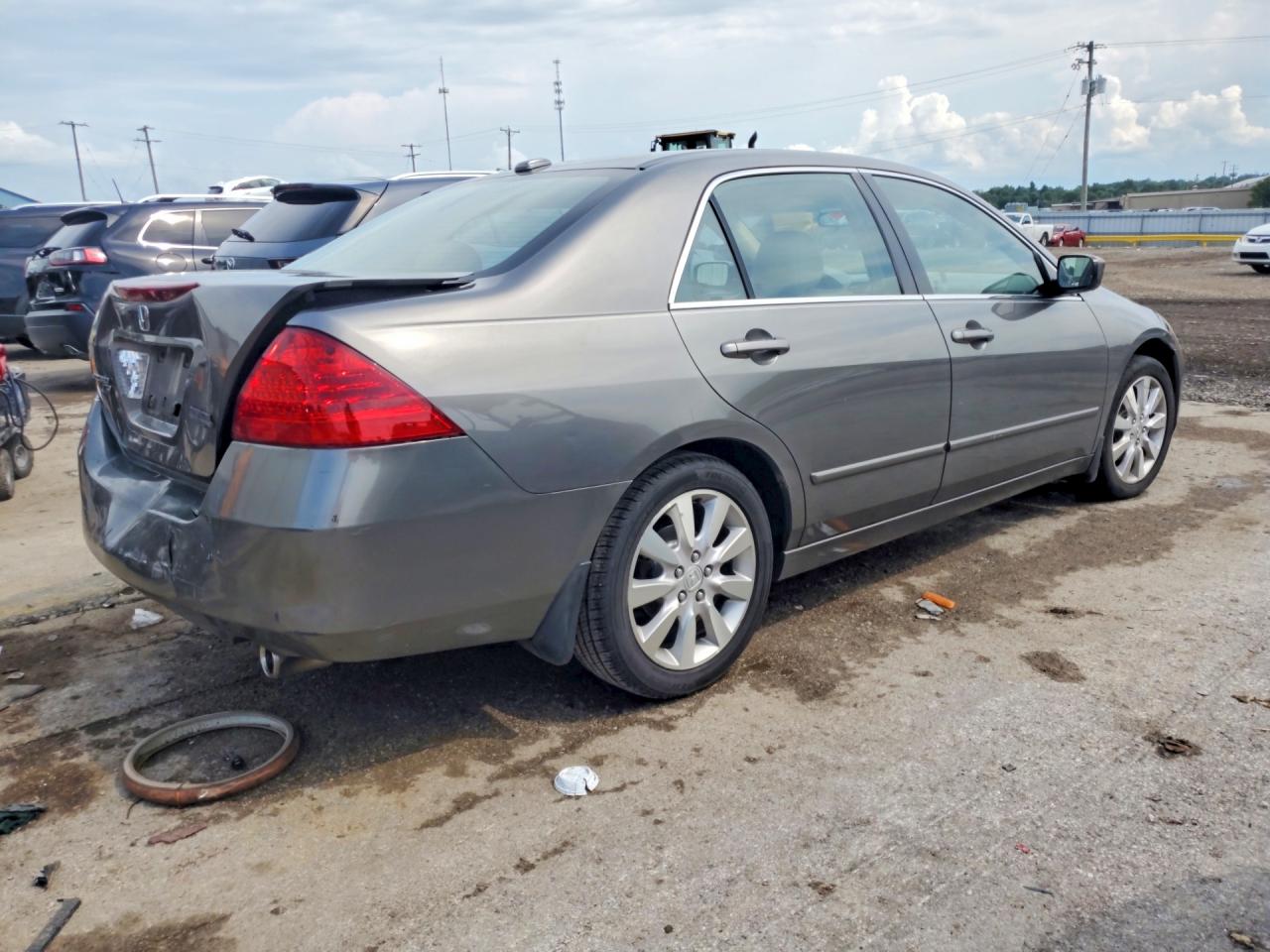 2006 Honda Accord Ex Gray vin: 1HGCM66556A030770