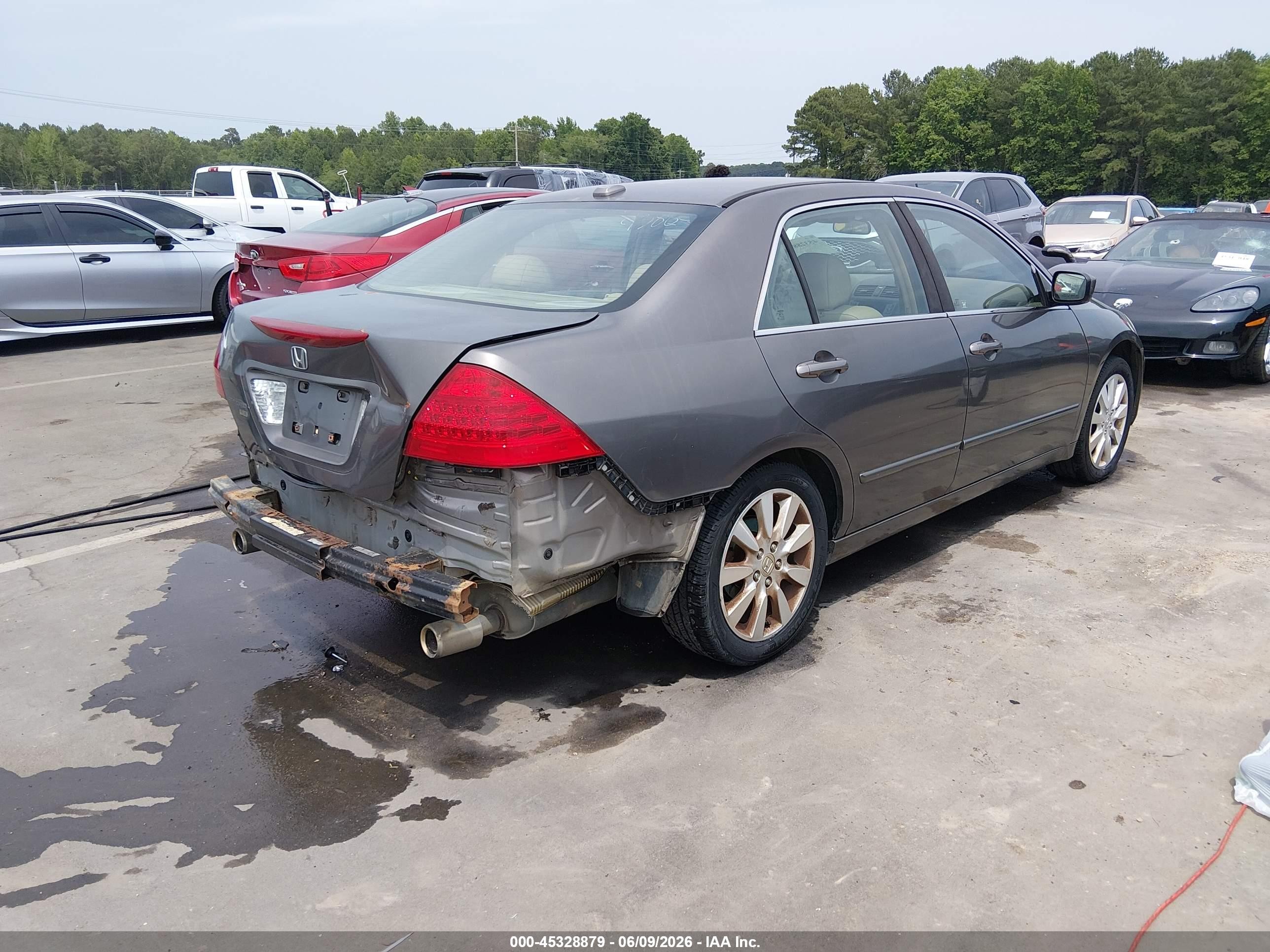 2006 Honda Accord 3.0 Ex Silver vin: 1HGCM66556A033183