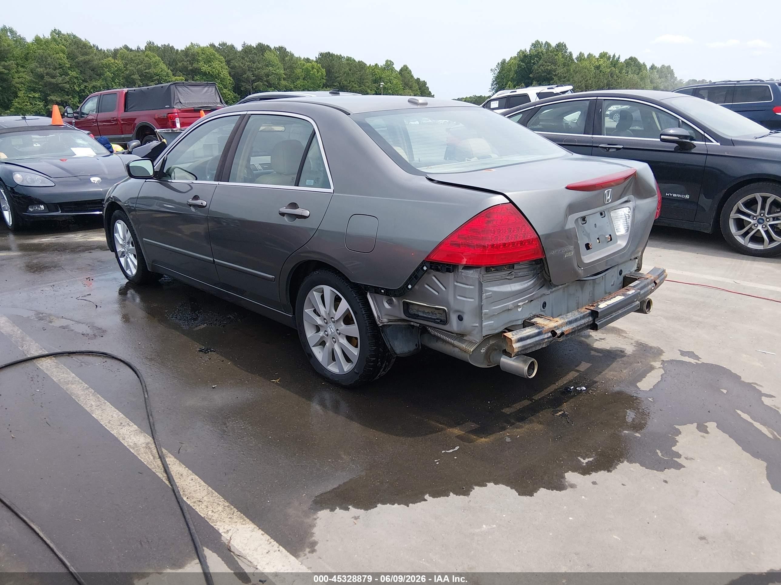 2006 Honda Accord 3.0 Ex Silver vin: 1HGCM66556A033183