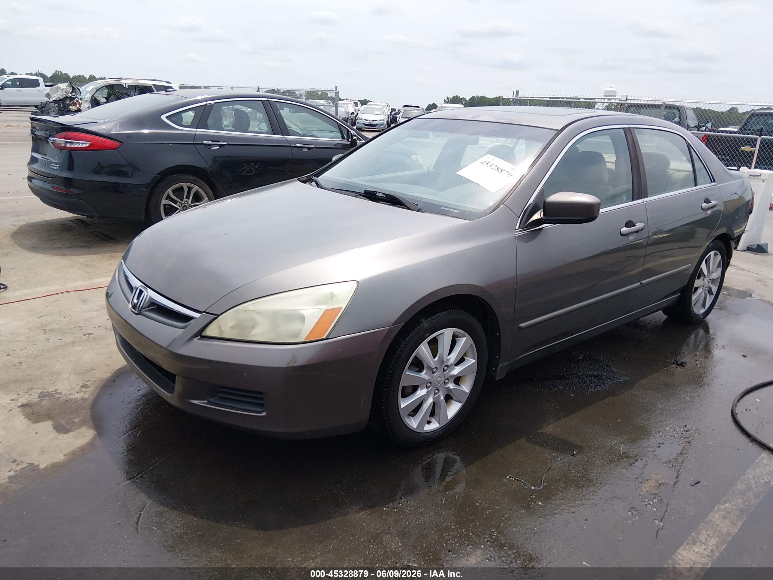 2006 Honda Accord 3.0 Ex Silver vin: 1HGCM66556A033183