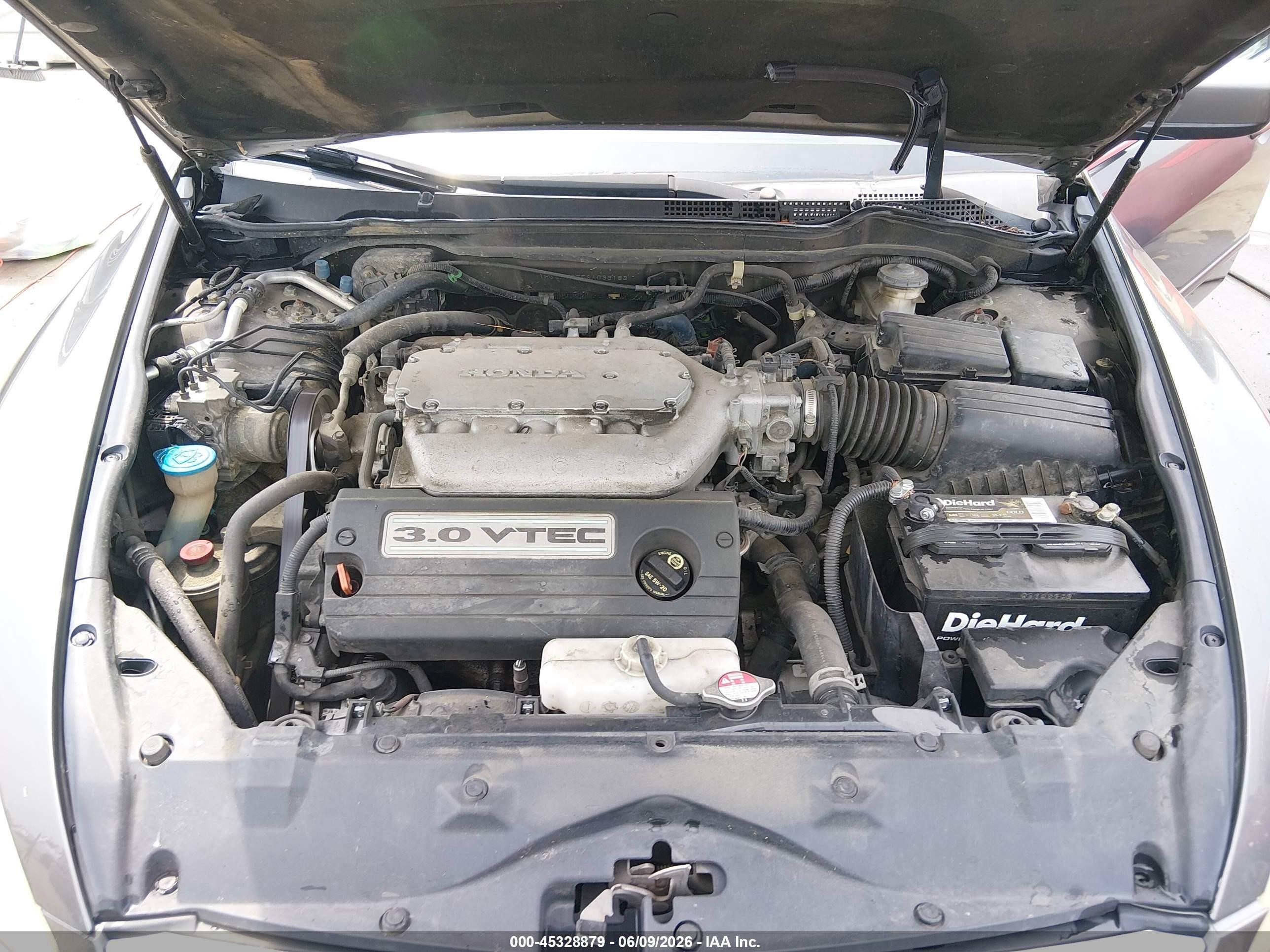 2006 Honda Accord 3.0 Ex Silver vin: 1HGCM66556A033183
