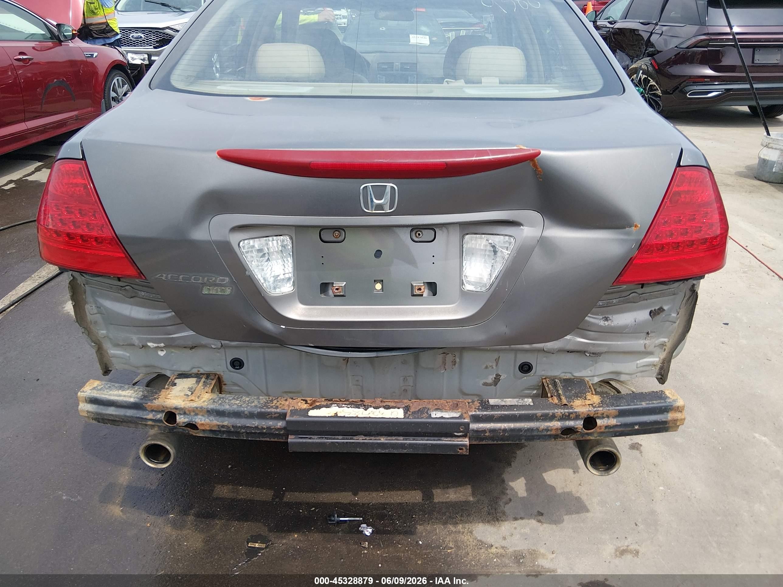 2006 Honda Accord 3.0 Ex Silver vin: 1HGCM66556A033183
