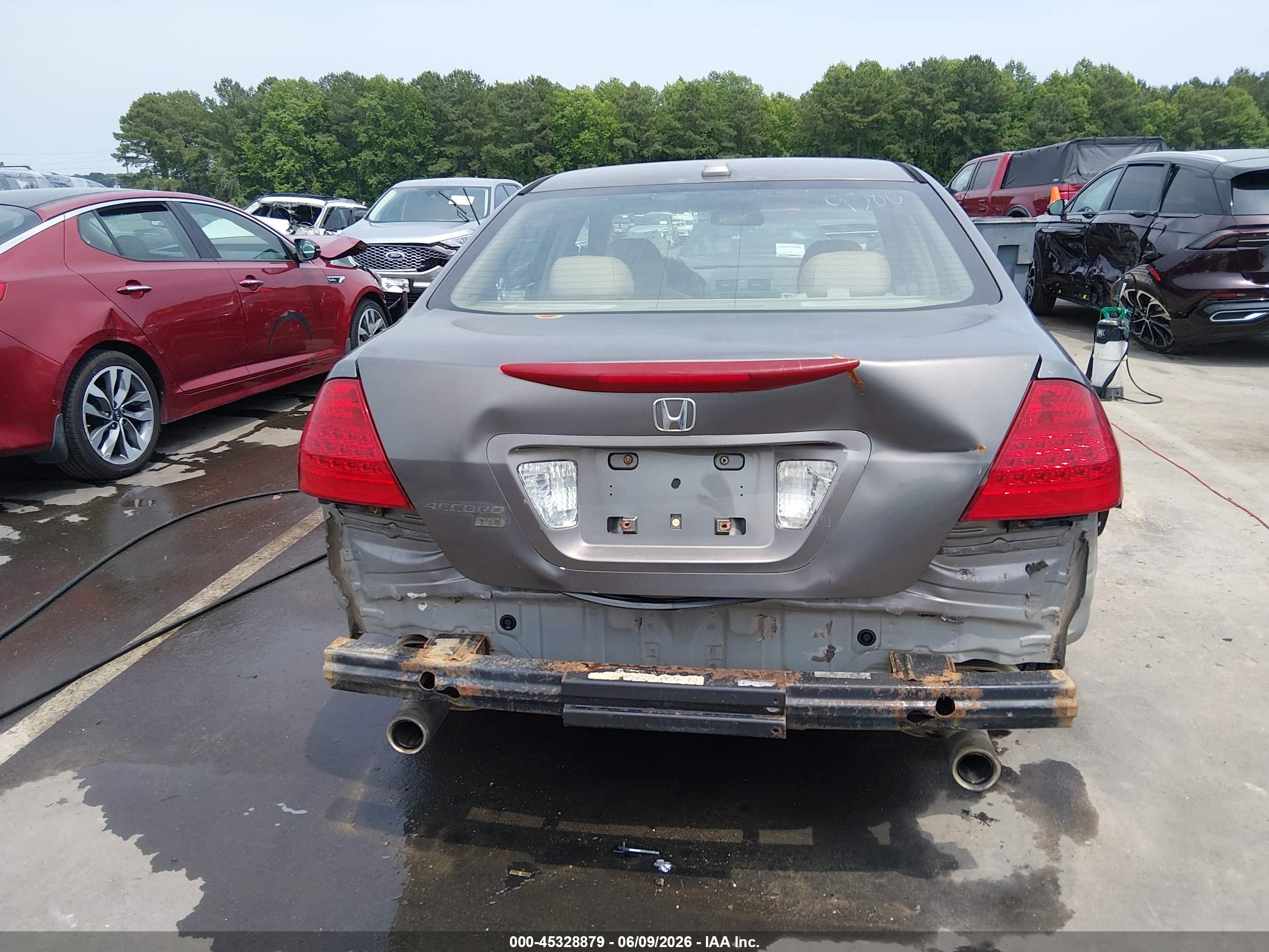2006 Honda Accord 3.0 Ex Silver vin: 1HGCM66556A033183
