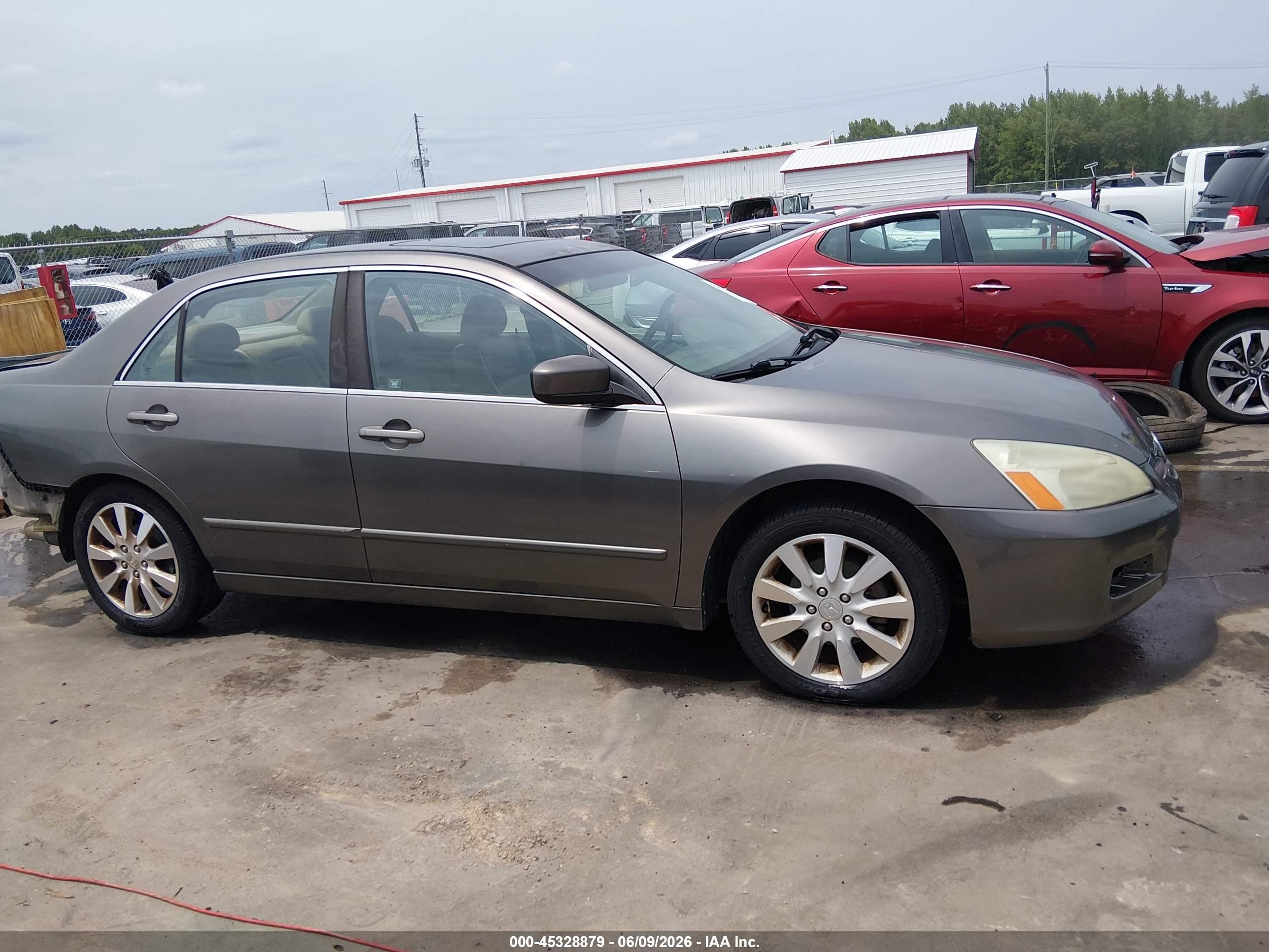 2006 Honda Accord 3.0 Ex Silver vin: 1HGCM66556A033183