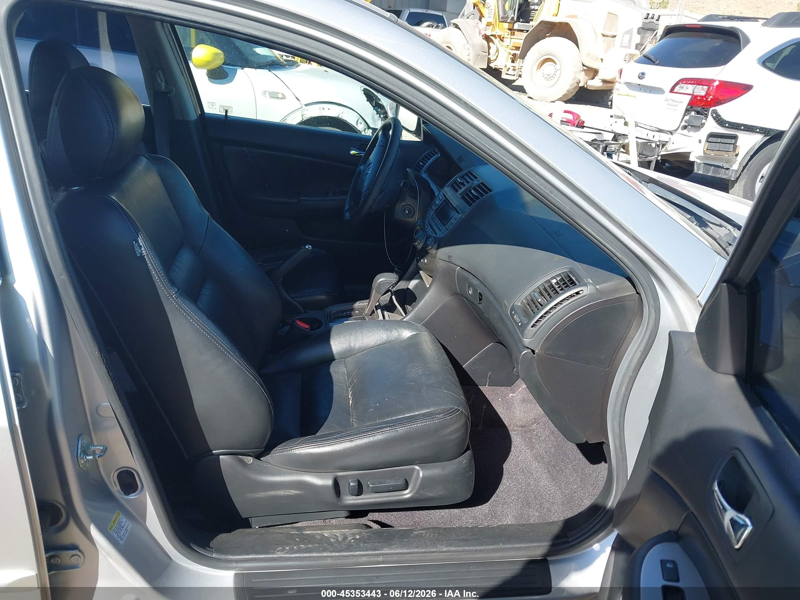 2006 Honda Accord 3.0 Ex Silver vin: 1HGCM66556A045429