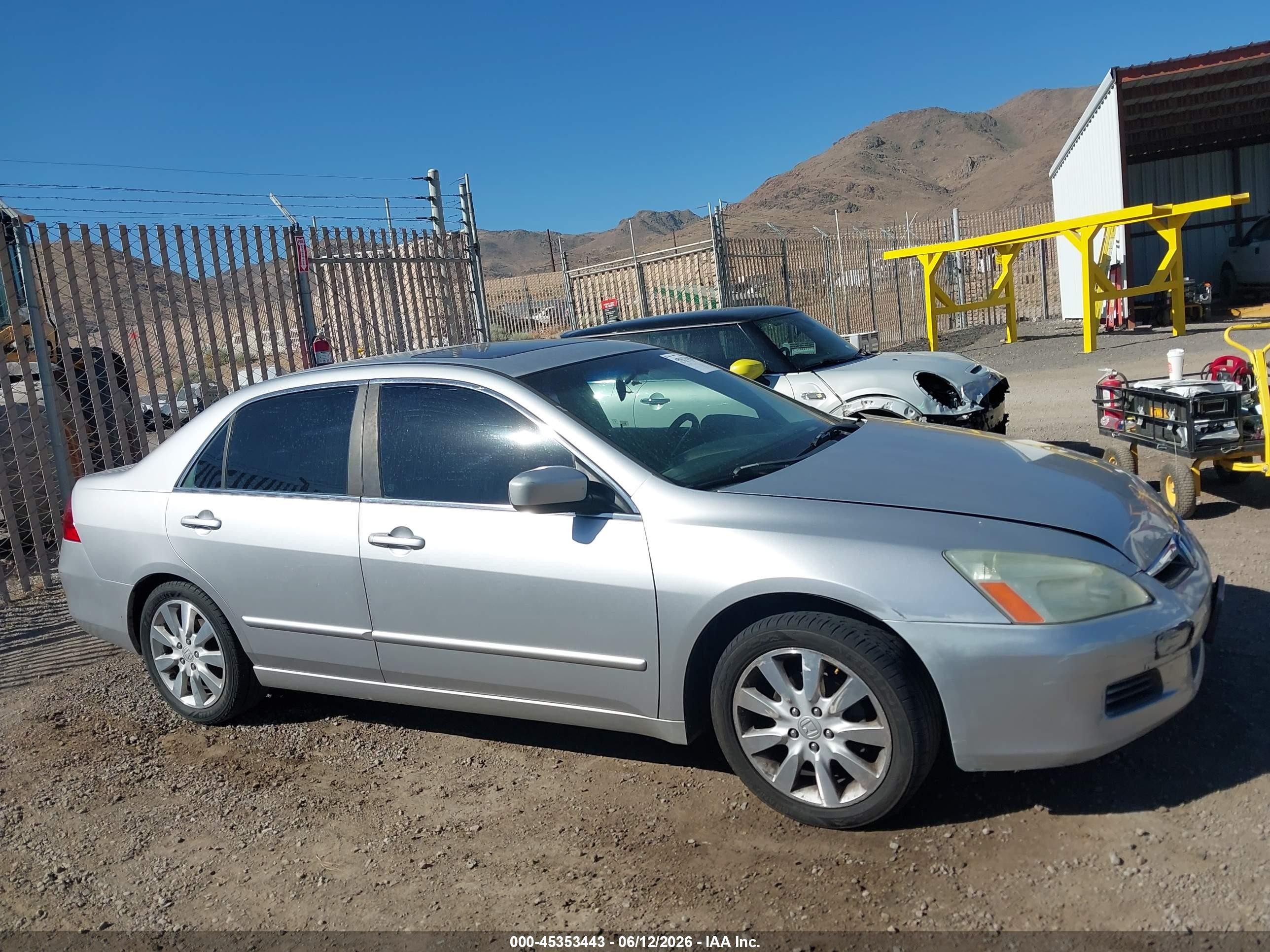 2006 Honda Accord 3.0 Ex Silver vin: 1HGCM66556A045429