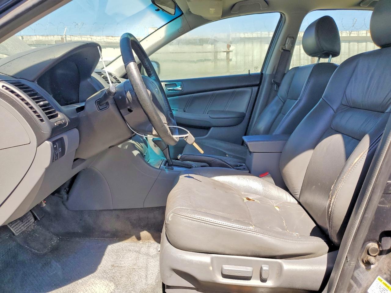 2006 Honda Accord Ex Gray vin: 1HGCM66556A055118