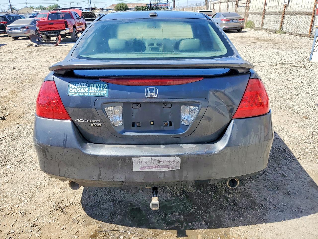 2006 Honda Accord Ex Gray vin: 1HGCM66556A055118