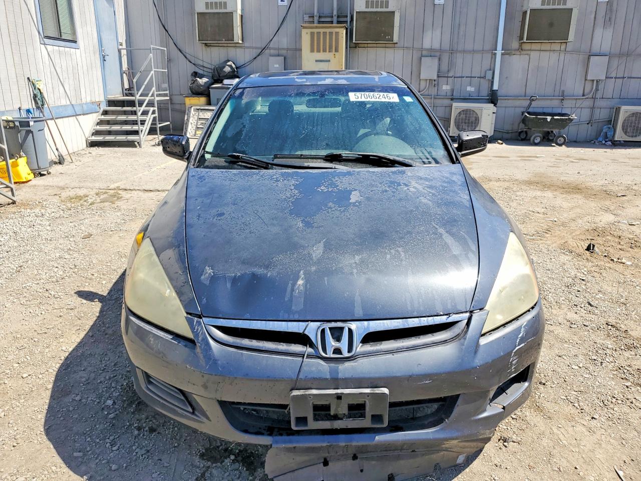 2006 Honda Accord Ex Gray vin: 1HGCM66556A055118