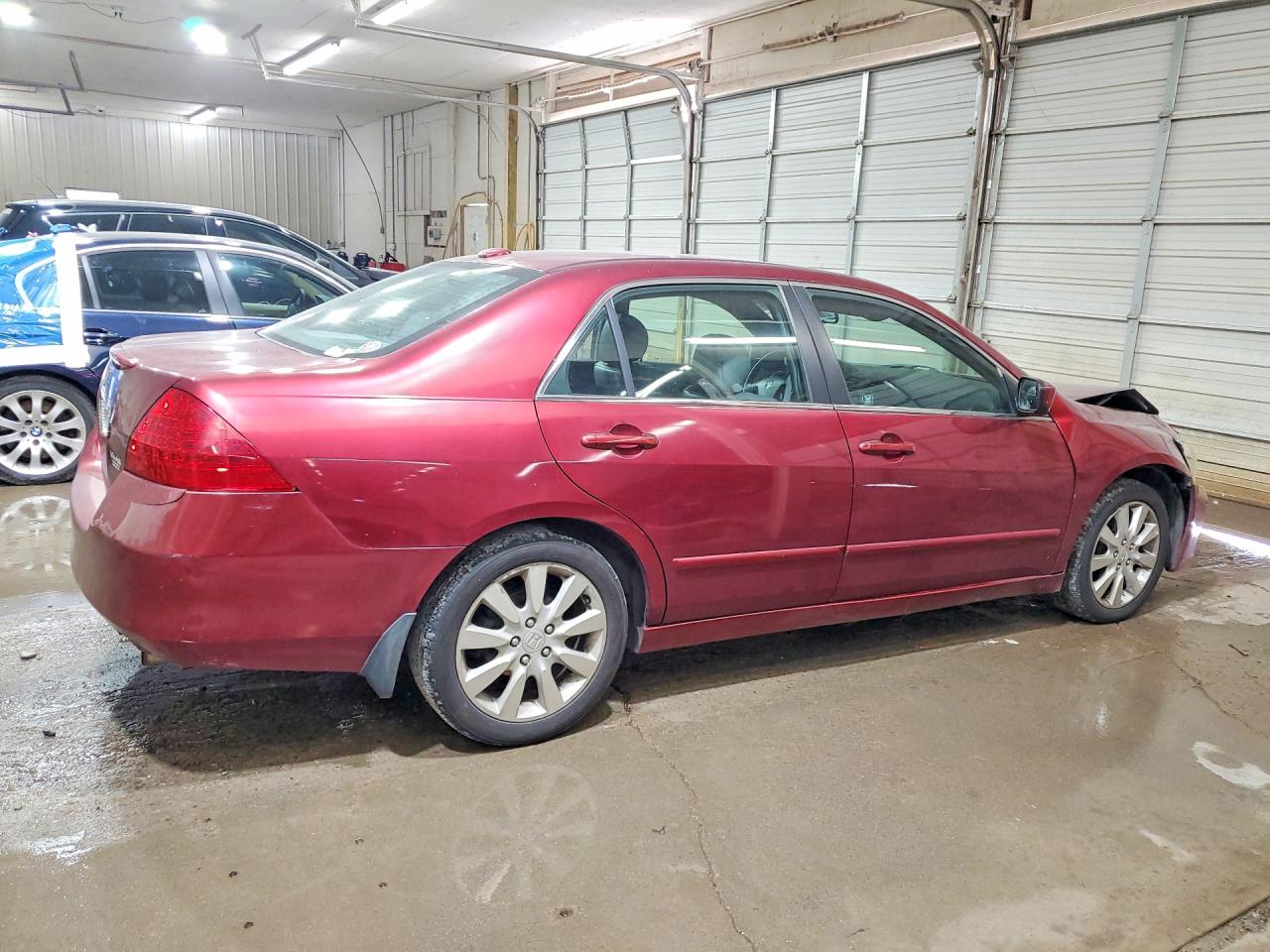2006 Honda Accord Ex Burgundy vin: 1HGCM66556A071206