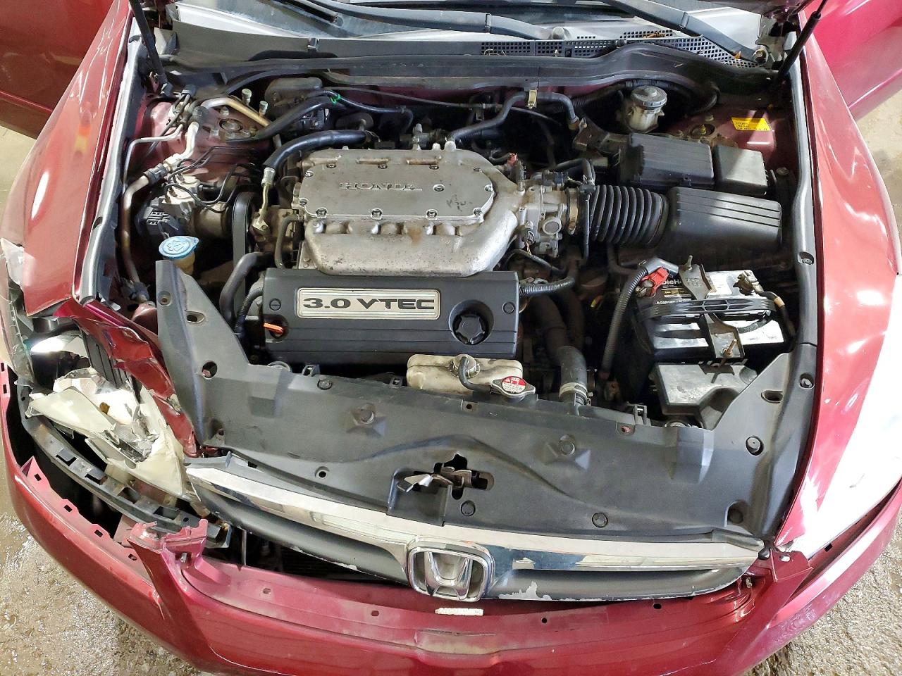2006 Honda Accord Ex Burgundy vin: 1HGCM66556A071206