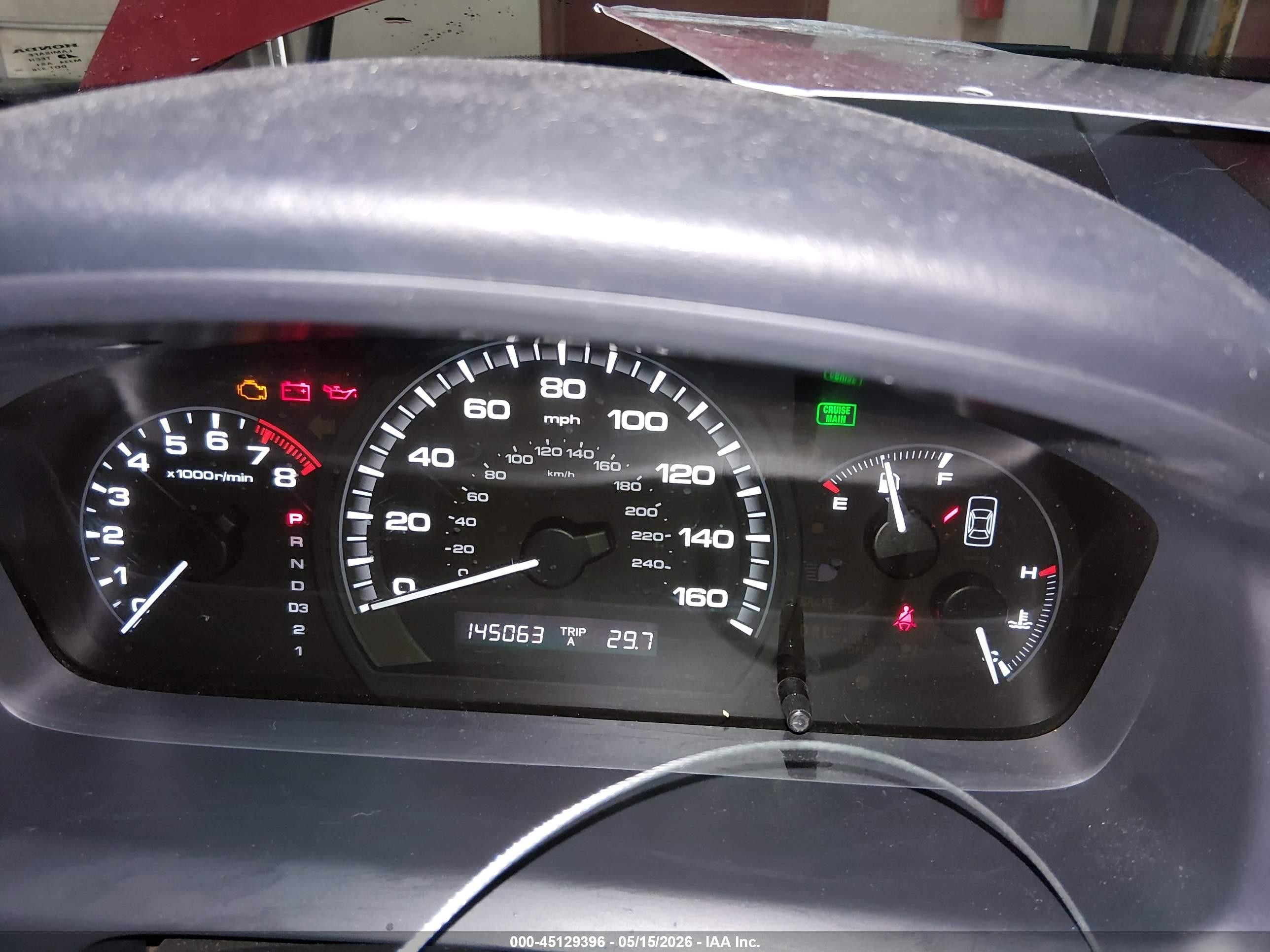 2007 Honda Accord 3.0 Ex Red vin: 1HGCM66557A002890