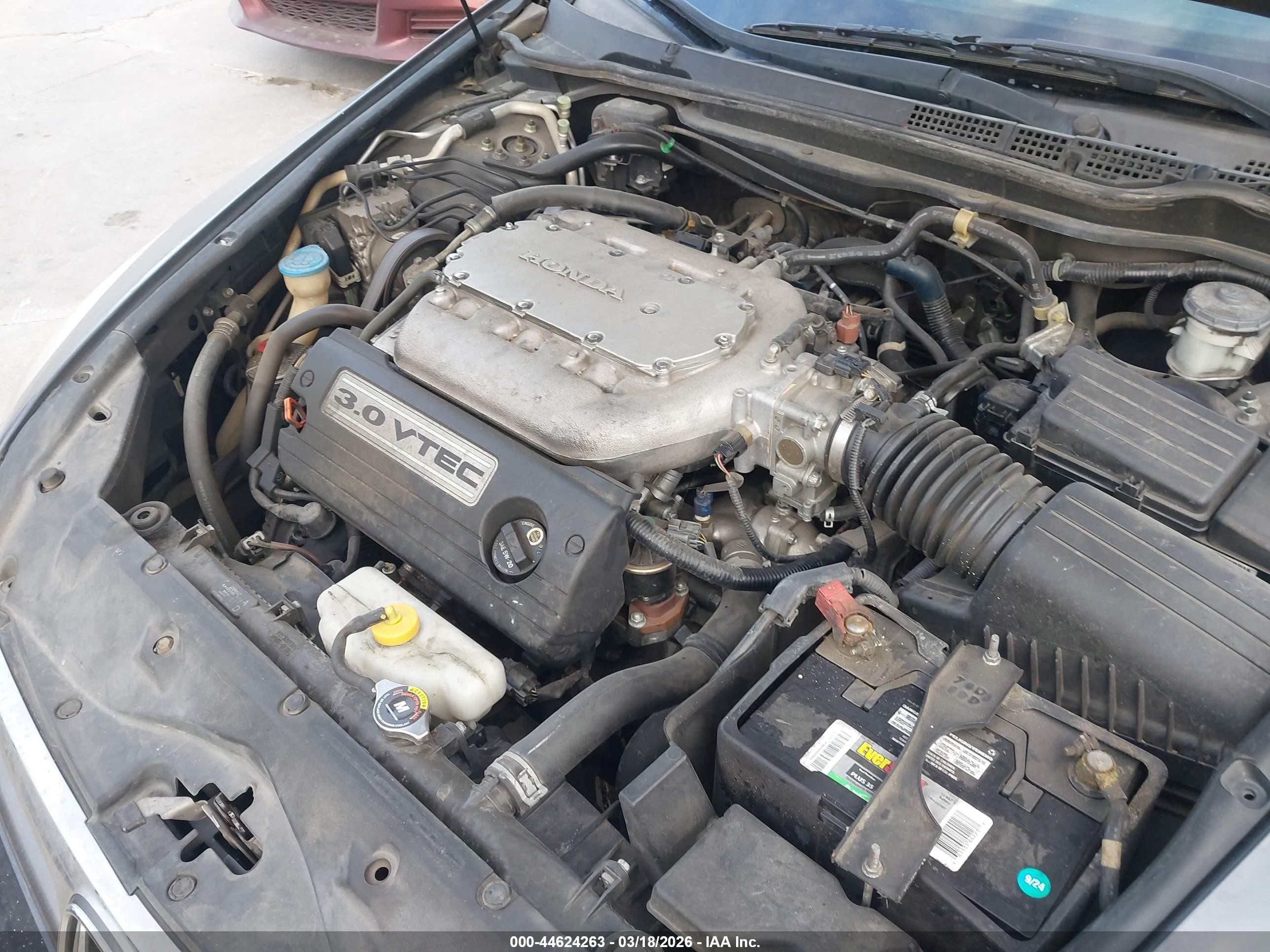 2007 Honda Accord 3.0 Ex Серый vin: 1HGCM66557A015090