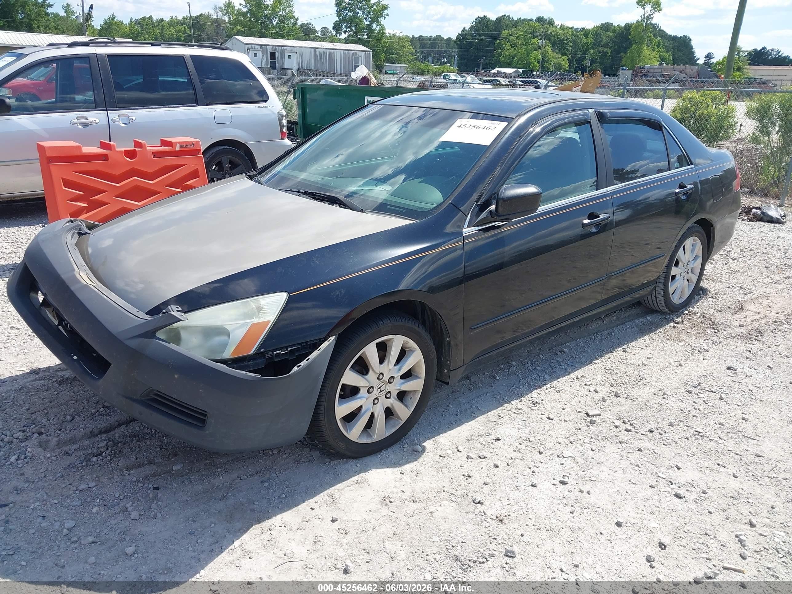 2007 Honda Accord 3.0 Ex Black vin: 1HGCM66557A017910