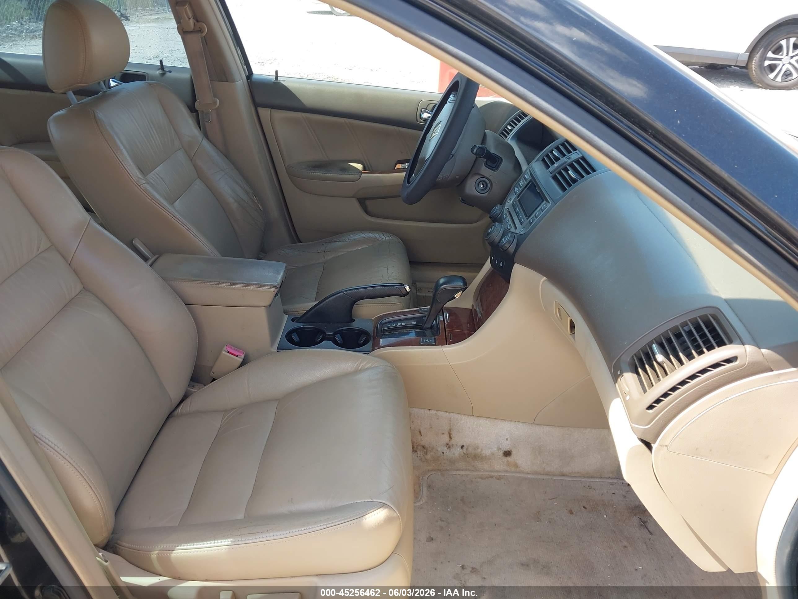 2007 Honda Accord 3.0 Ex Black vin: 1HGCM66557A017910