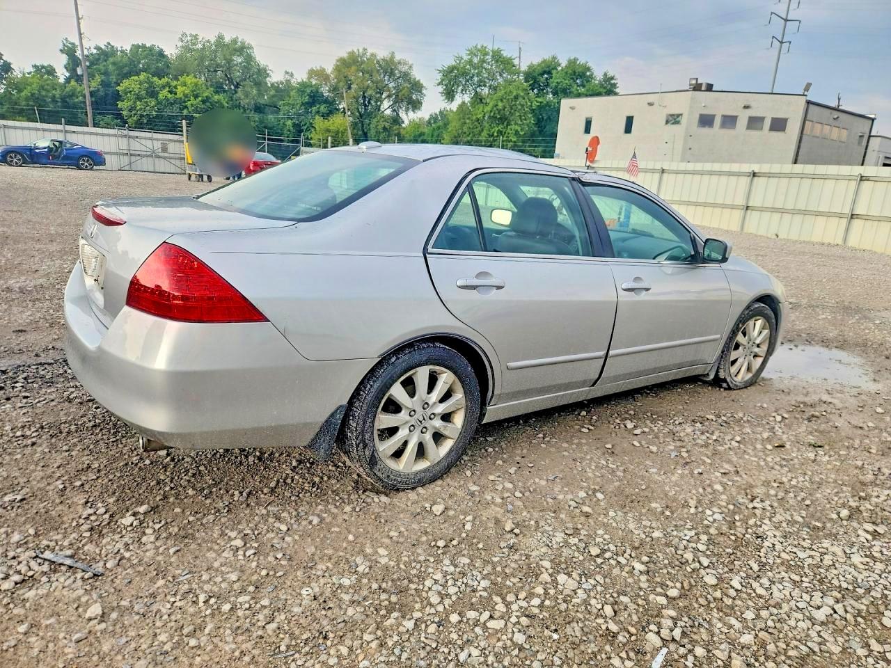 2007 Honda Accord Ex Silver vin: 1HGCM66557A035775