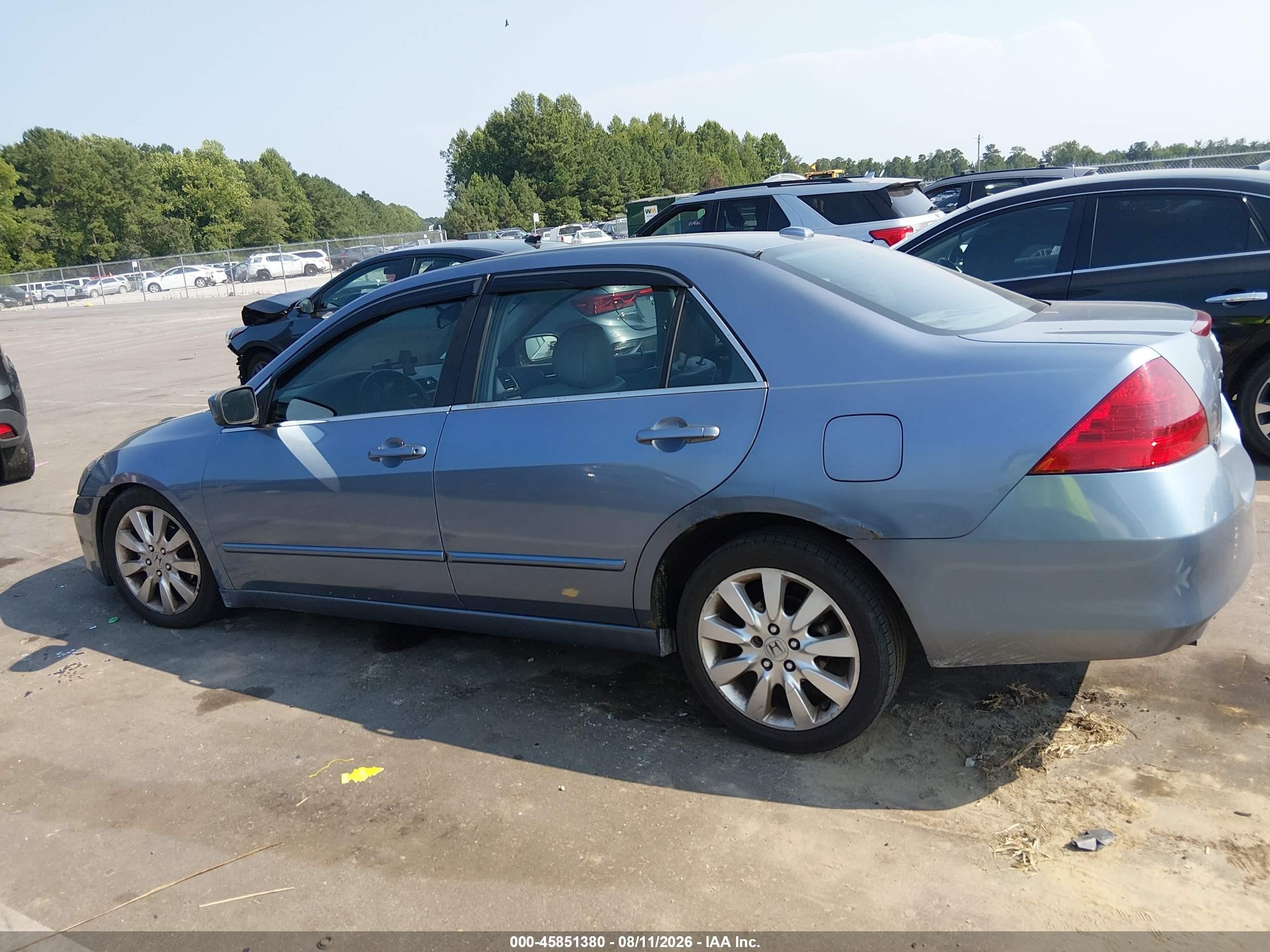 2007 Honda Accord 3.0 Ex Silver vin: 1HGCM66557A046968