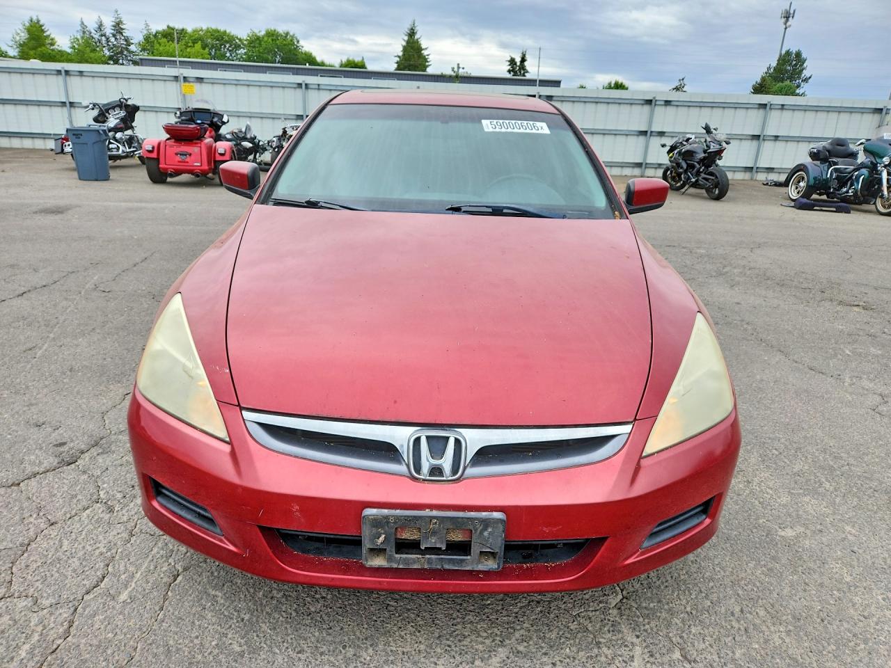 2007 Honda Accord Ex Red vin: 1HGCM66557A048557