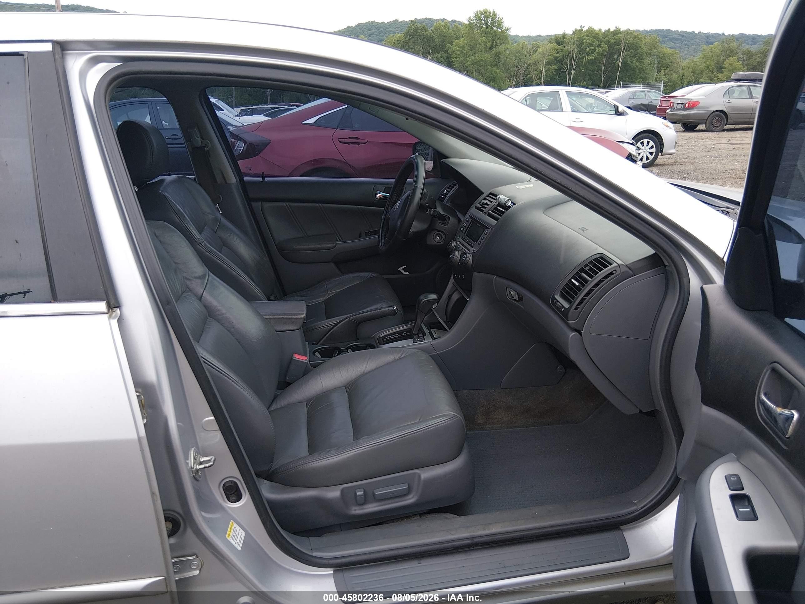2007 Honda Accord 3.0 Ex Серебряный vin: 1HGCM66557A056271