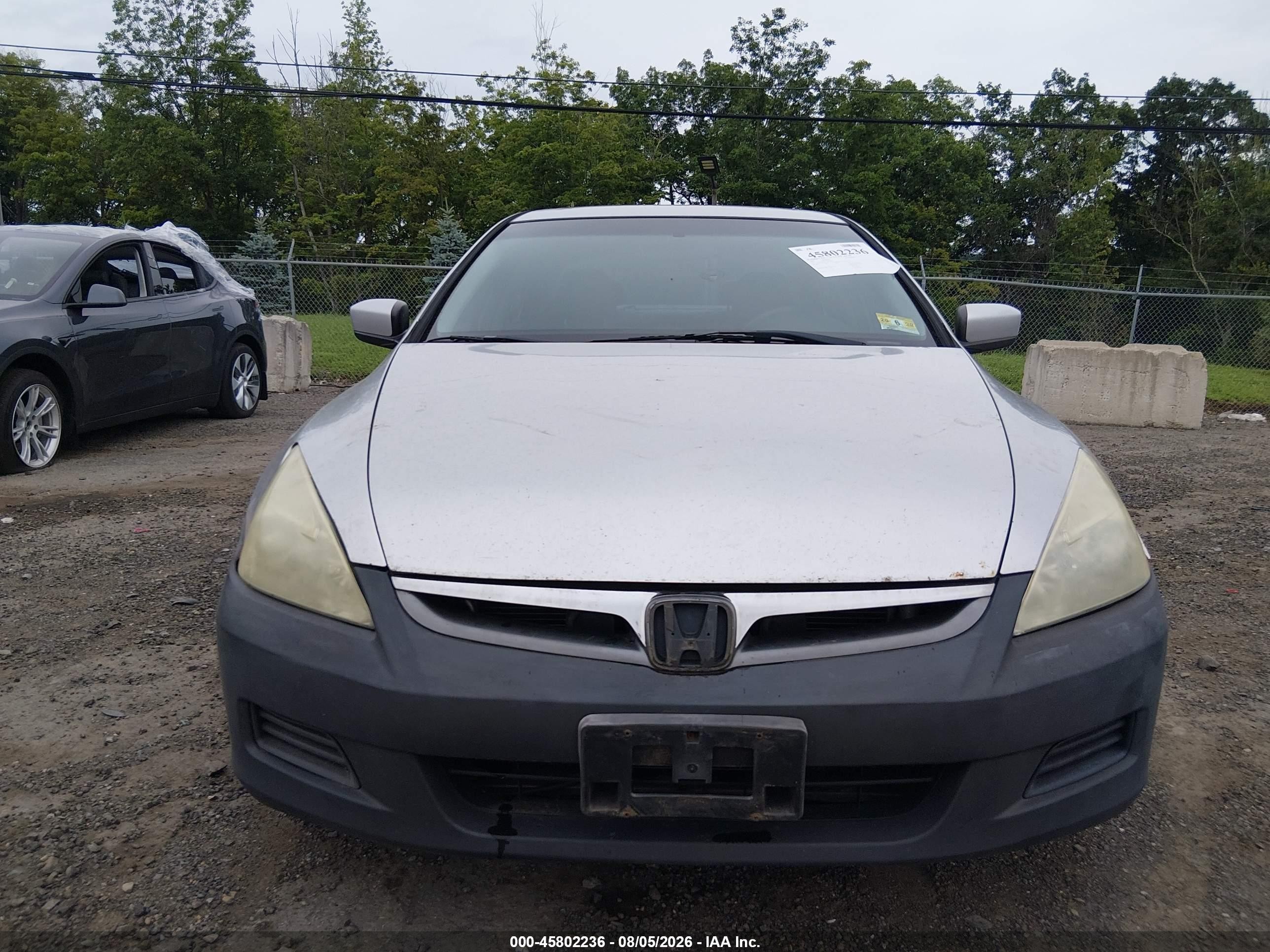 2007 Honda Accord 3.0 Ex Серебряный vin: 1HGCM66557A056271