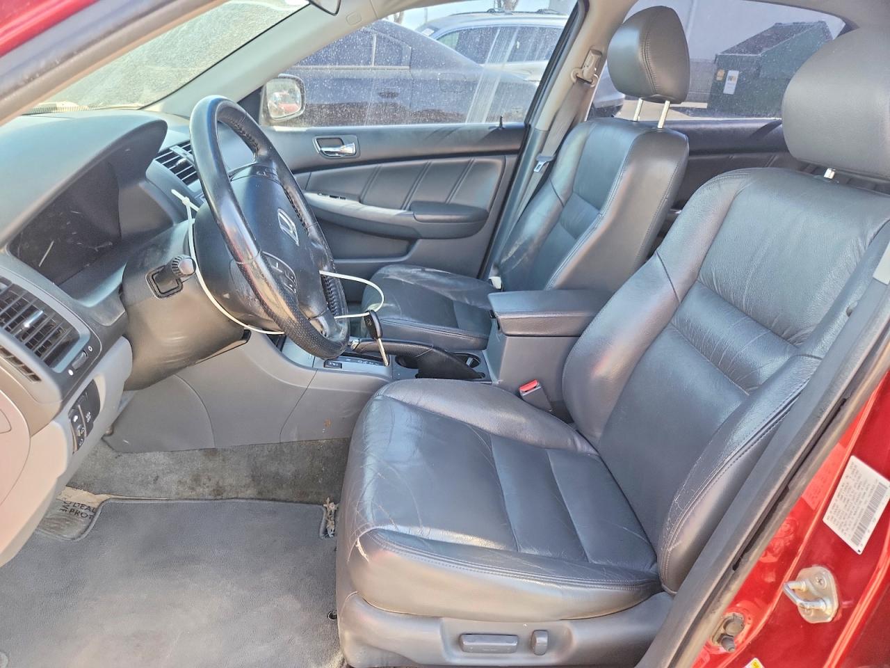 2007 Honda Accord Ex Red vin: 1HGCM66557A065956