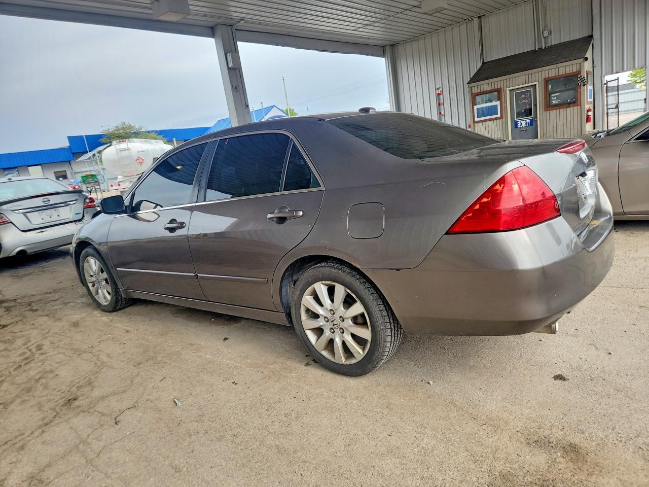 2007 Honda Accord Ex Желто-коричневый vin: 1HGCM66557A081963